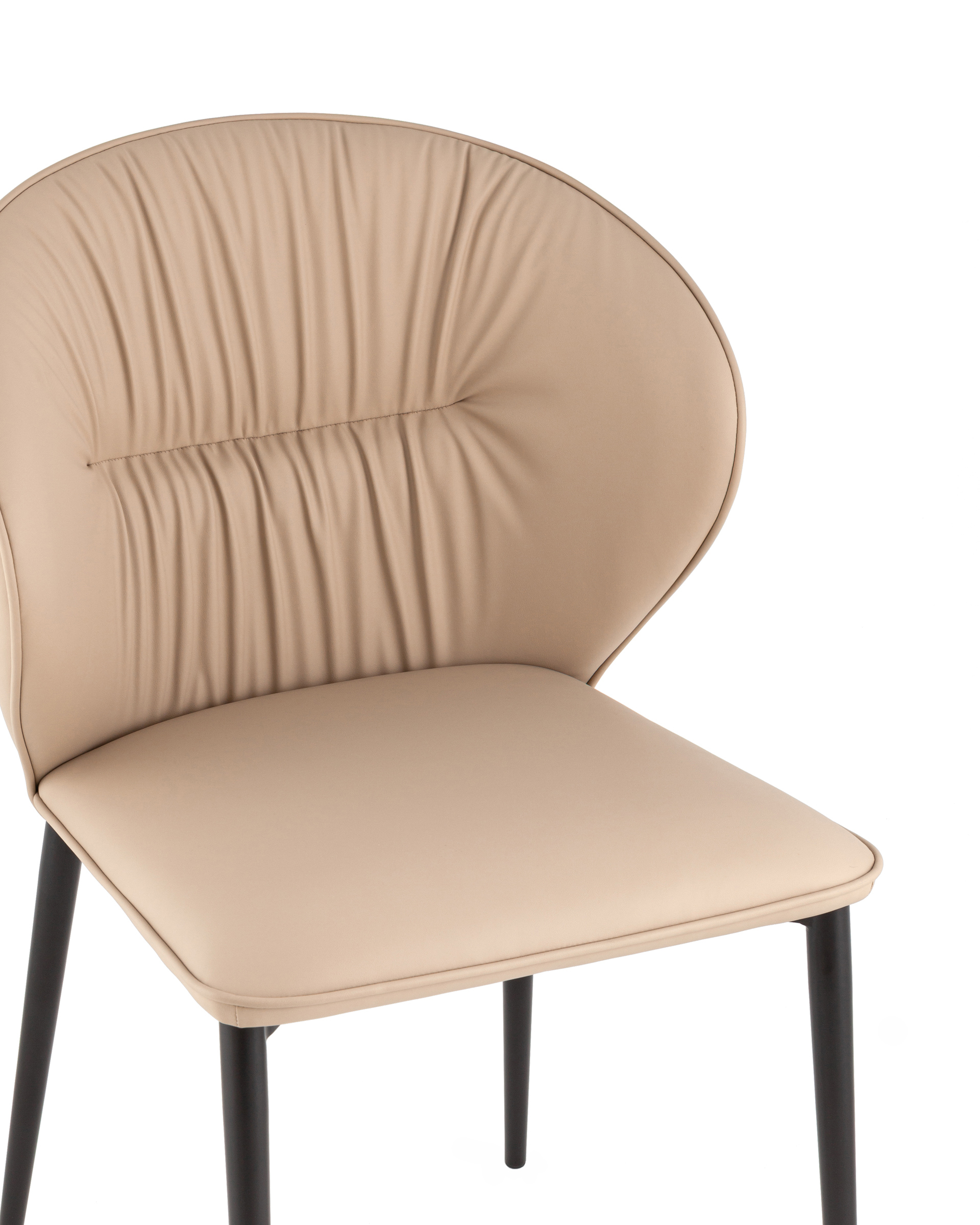 Изображение товара Стул Stool group Deia 46.5x82x56.5 см эко-кожа кремовый современного стиля