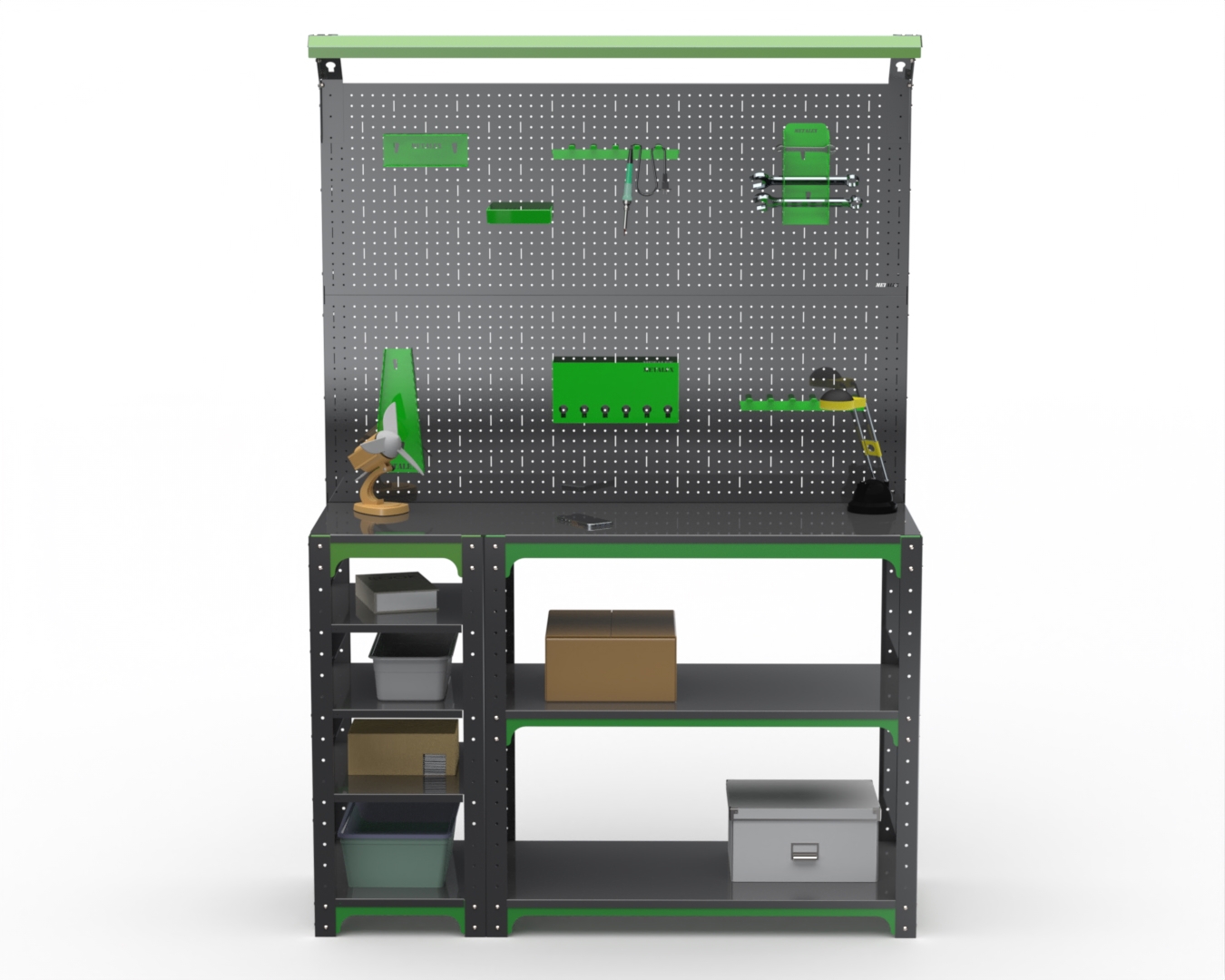 Изображение товара Стол-верстак Metalex Kit 204316 950x1000x500 мм, максимальная нагрузка до 260 кг