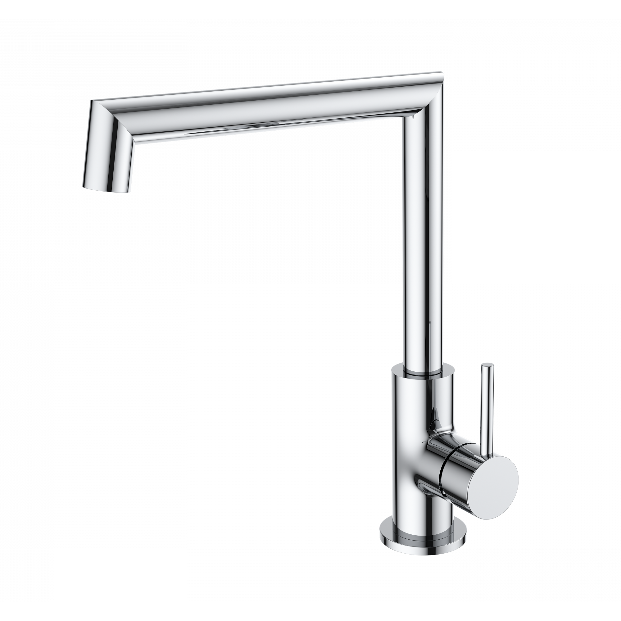 Изображение товара Смеситель WONZON & WOGHAND WW-L1005-CR с латунным корпусом и изливом 18 см