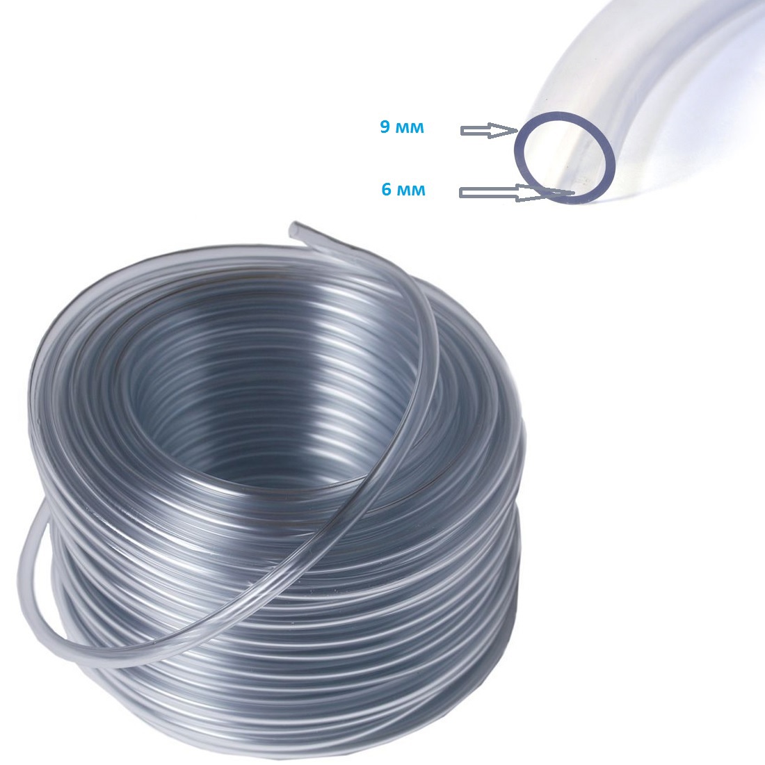 Изображение товара Шланг Дримпул 11247 d 6 мм 5 м ПВХ