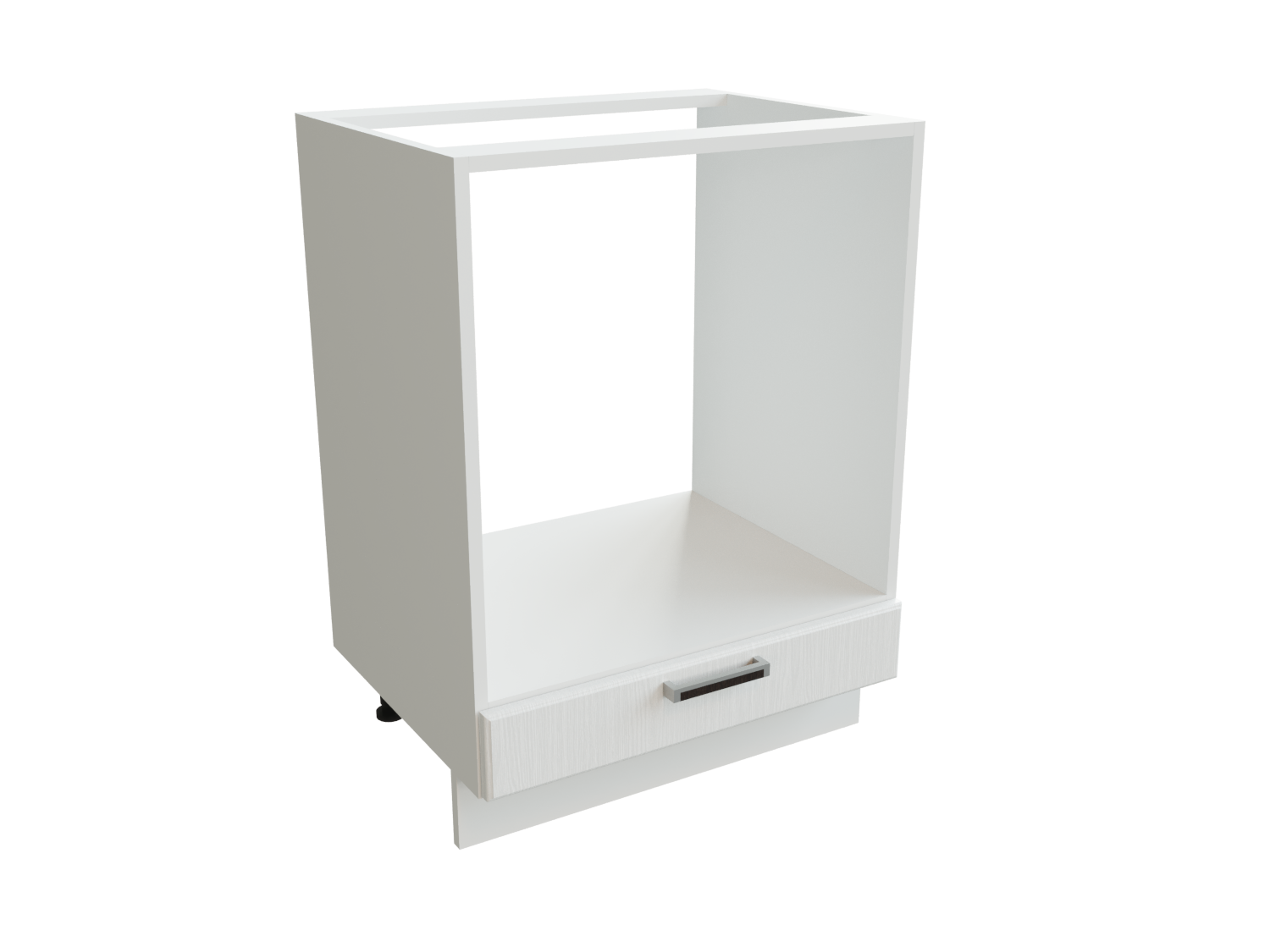 Изображение товара Напольный шкаф под духовку МС Прага Сурская мебель 816x600x478 МДФ белый