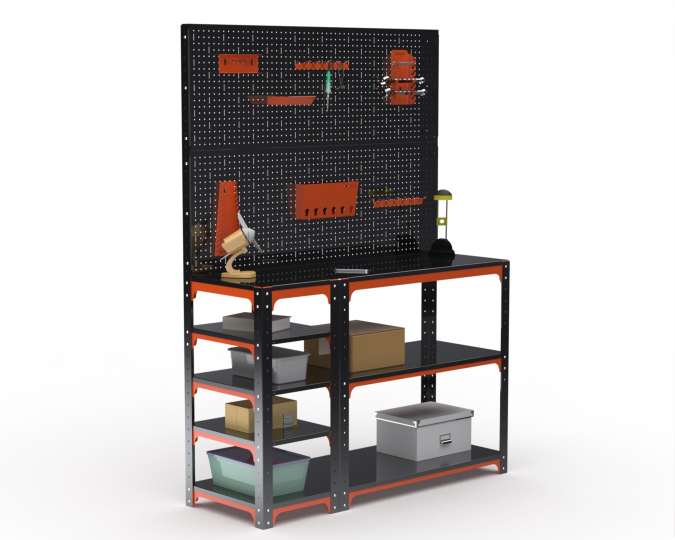 Изображение товара Стол-верстак Metalex Kit 204578 950x1400x400 мм, максимальная нагрузка до 260 кг