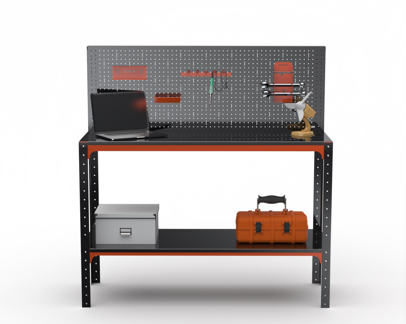 Изображение товара Стол-верстак Metalex Kit 204611 950x1100x500 мм с перфопанелью и аксессуарами