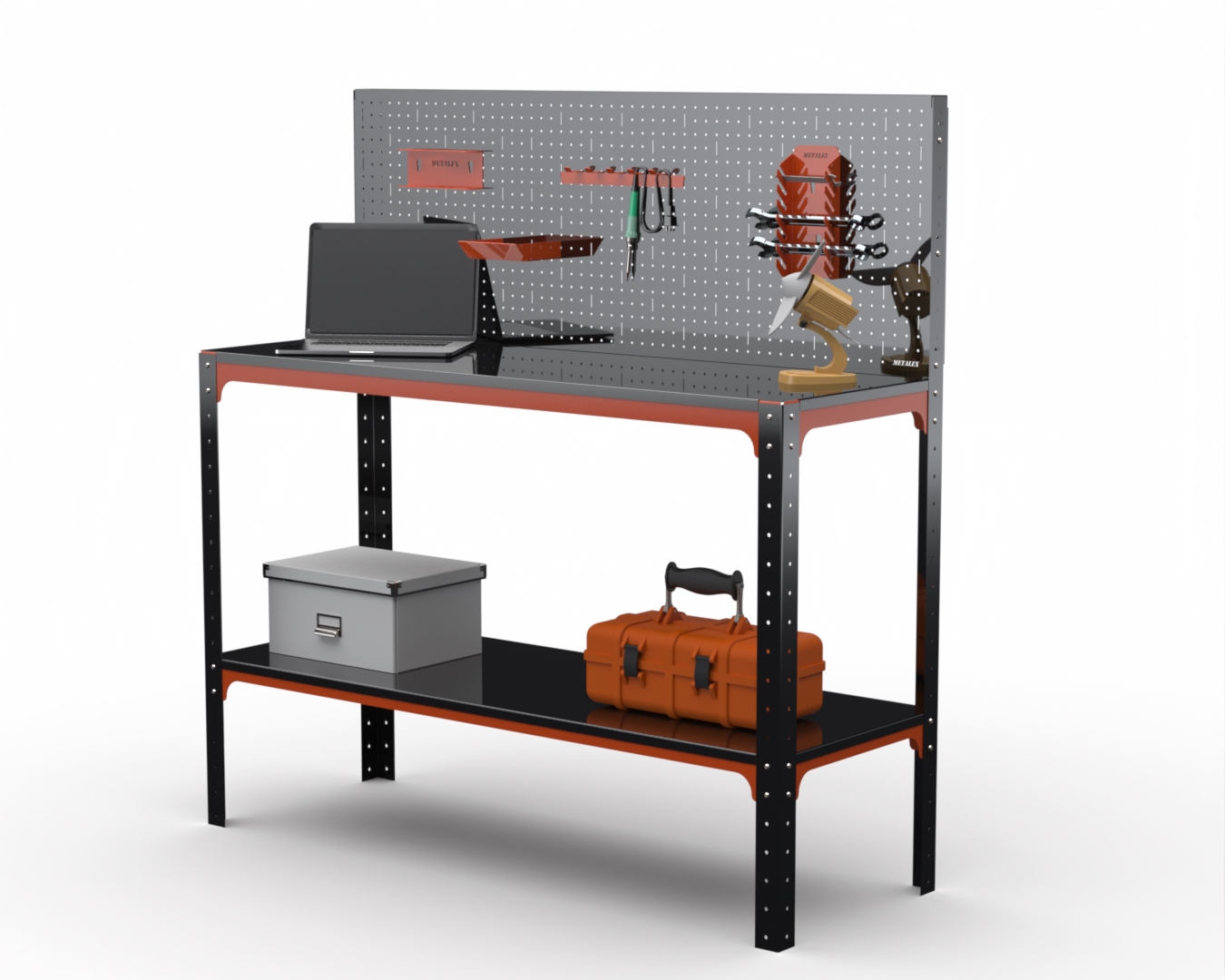 Изображение товара Стол-верстак Metalex Kit 204623 950x1400x600 мм, максимальная нагрузка до 260 кг