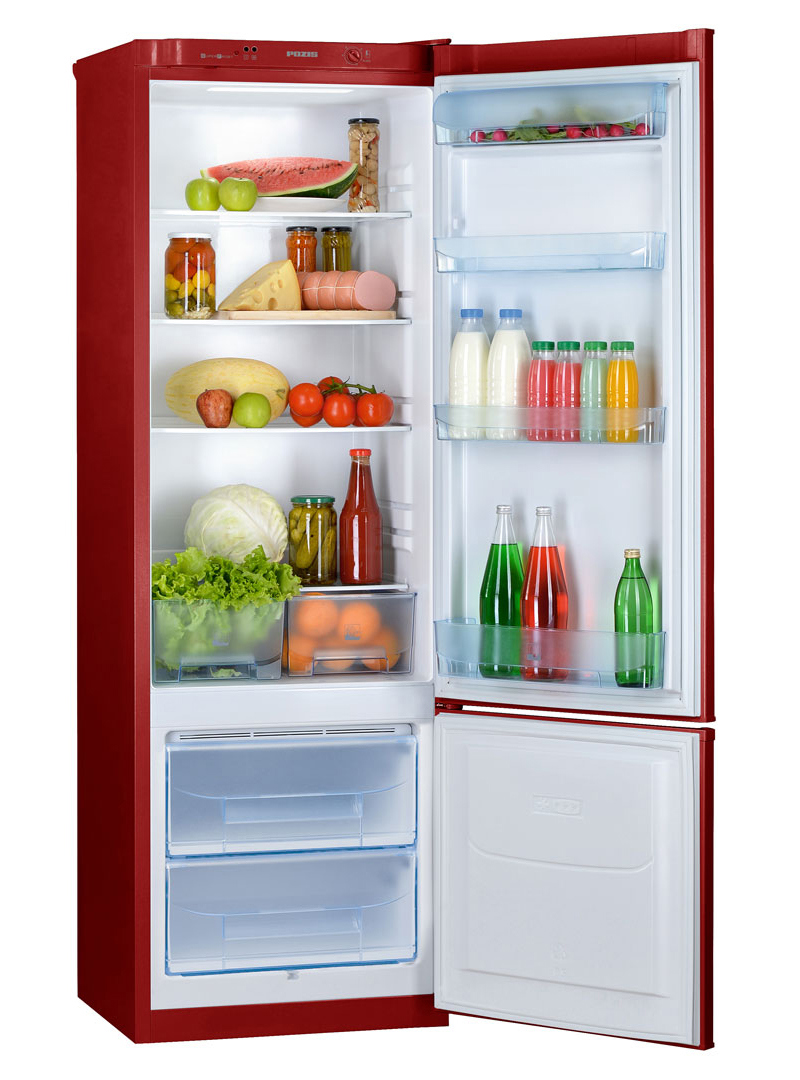 Изображение товара Отдельностоящий двухкамерный холодильник Pozis RK-103 рубиновый 60x185 см