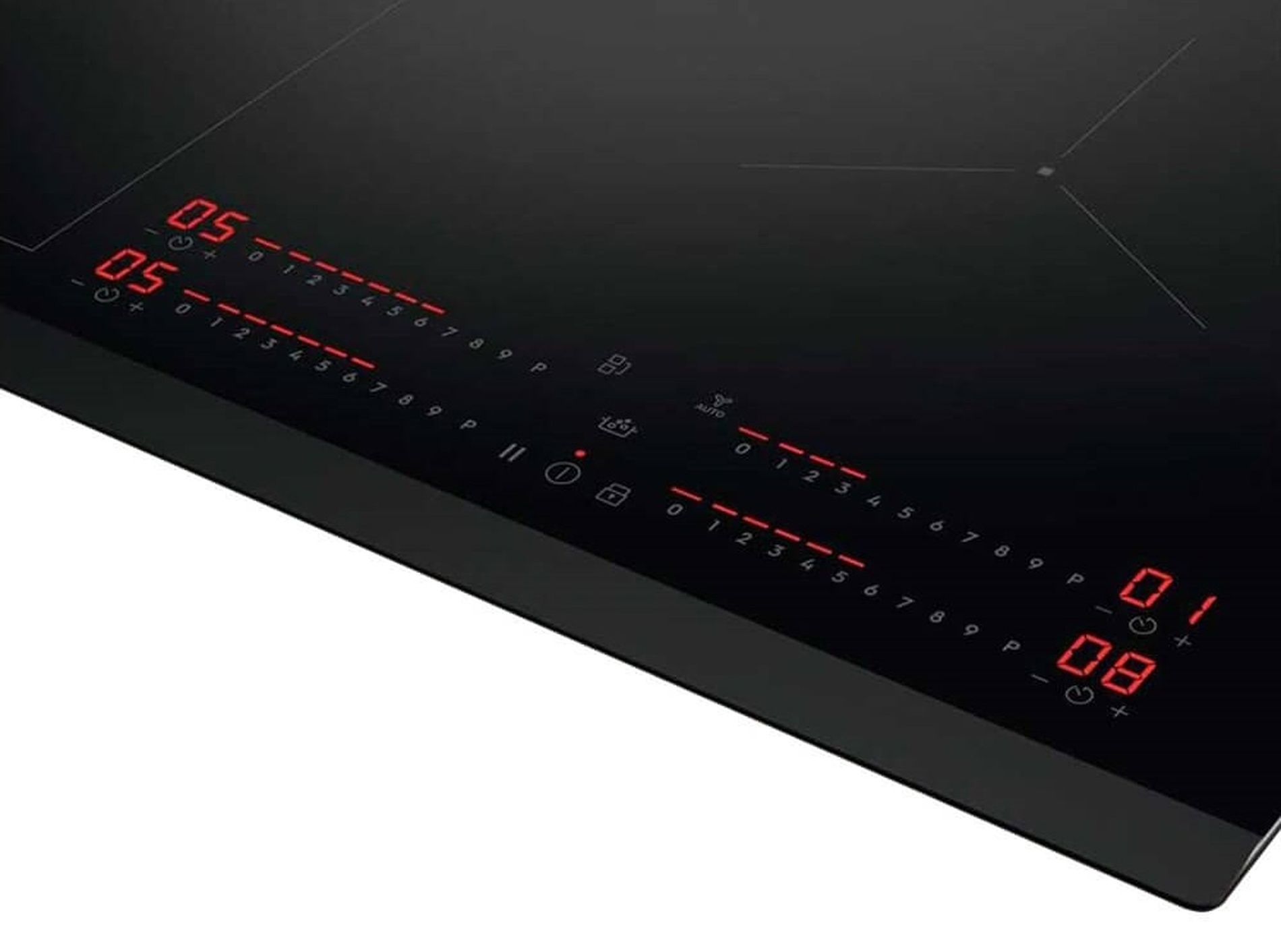 Изображение товара Индукционная варочная панель Electrolux CIS62450 59 см 4 конфорки черный стильный дизайн