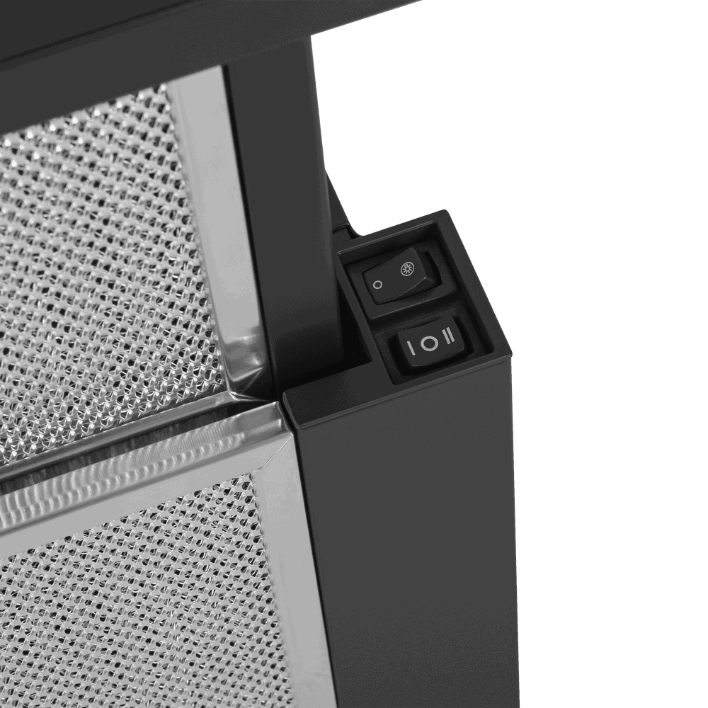 Изображение товара Встраиваемая вытяжка Maunfeld VS LIGHT (GLASS) 60 черное стекло