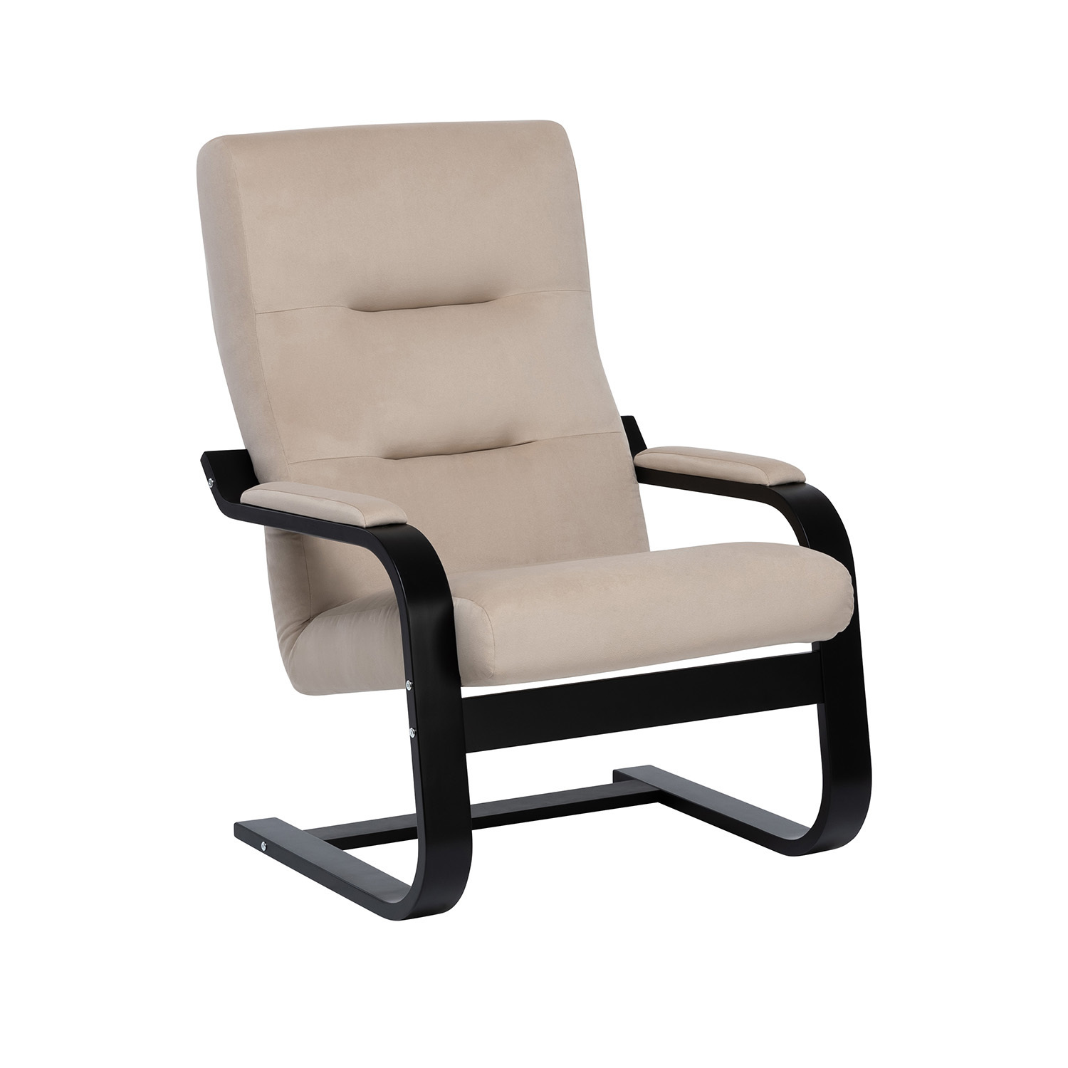 Изображение товара Кресло садовое Leset Оскар дерево черный компактное и комфортное