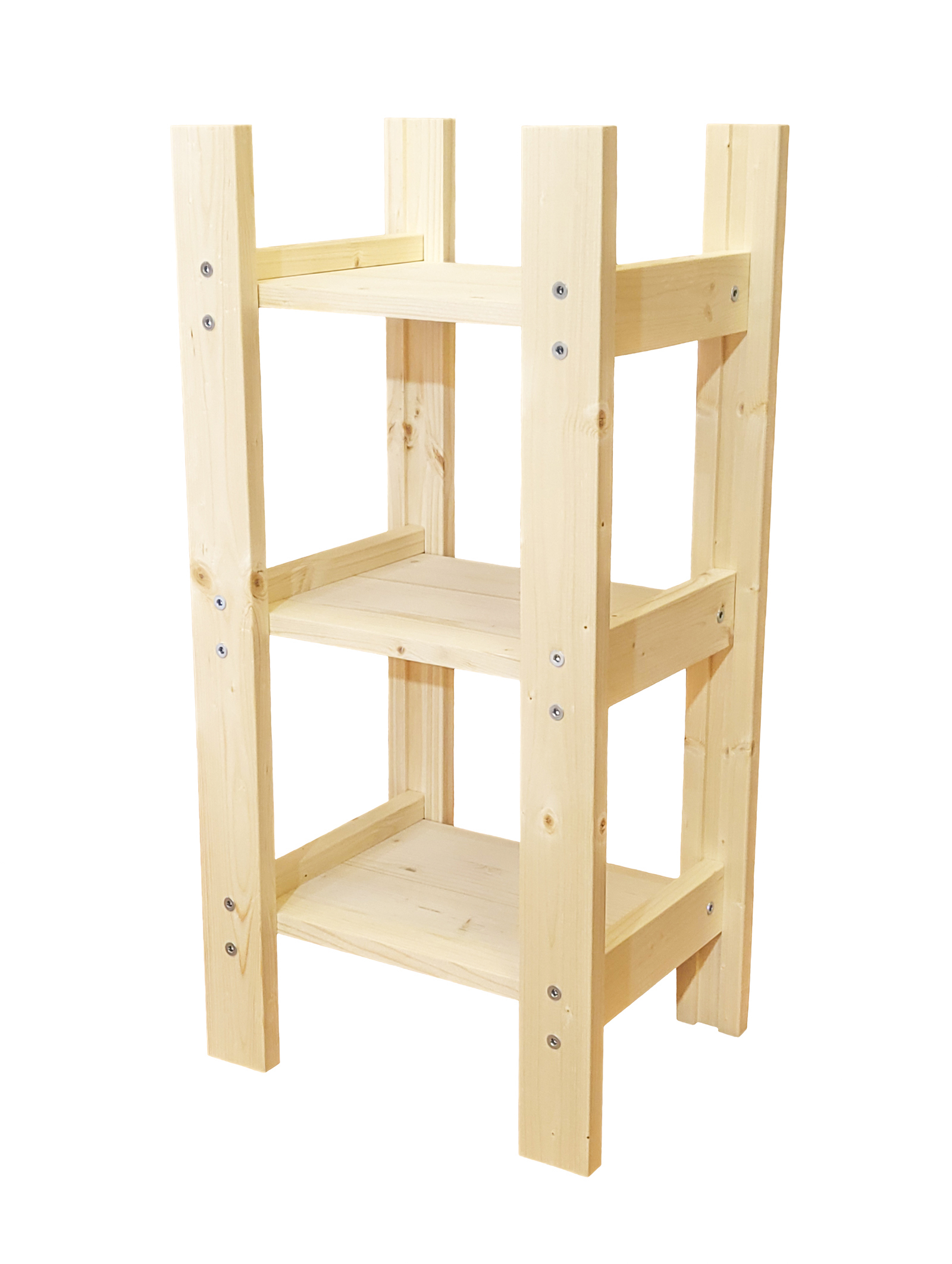 Изображение товара Стеллаж Timber&Style Стеллаж деревянный 30x62x24 см 50 кг сосна