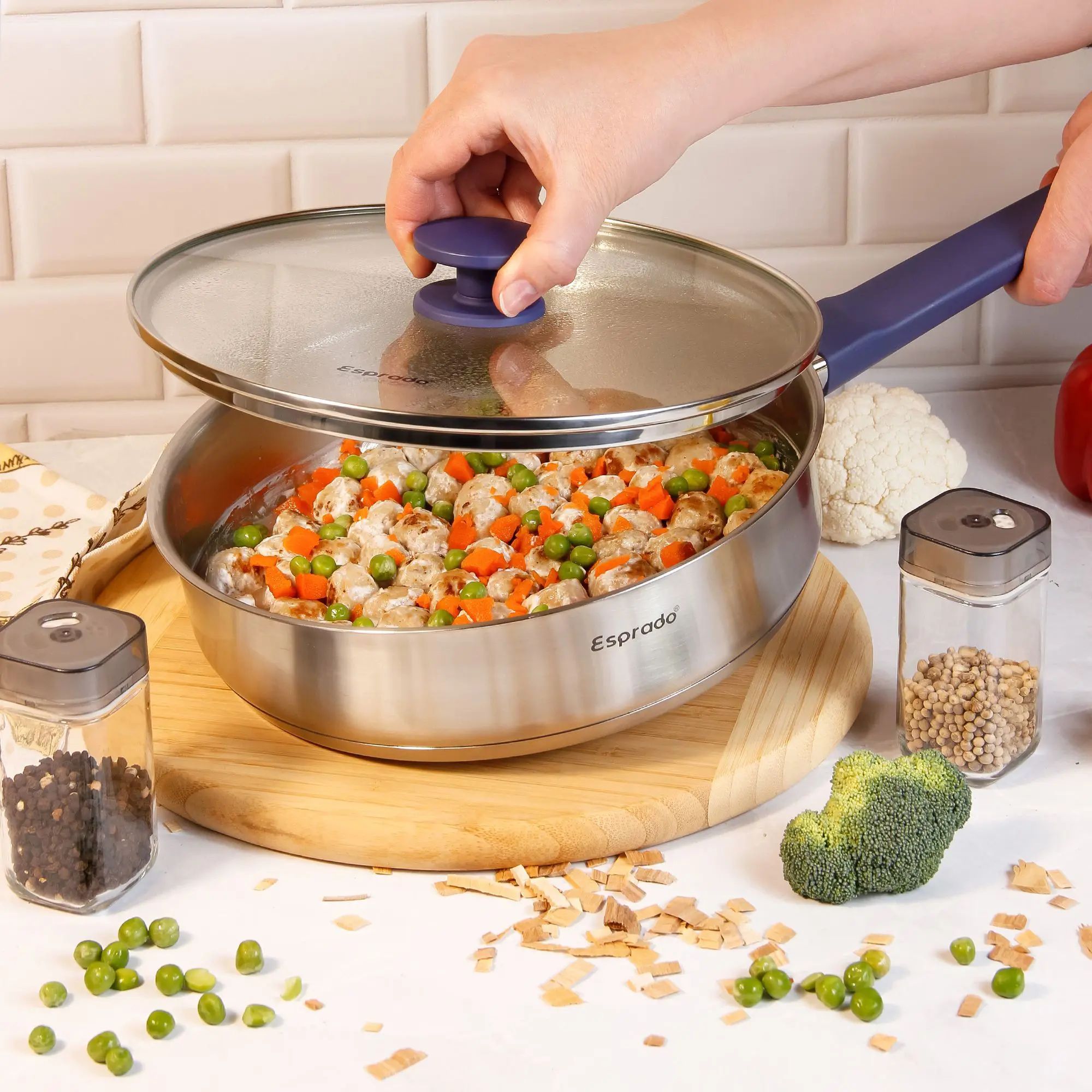 Банка для сыпучих продуктов Esprado 0.1 л стекло цвет прозрачный - 6