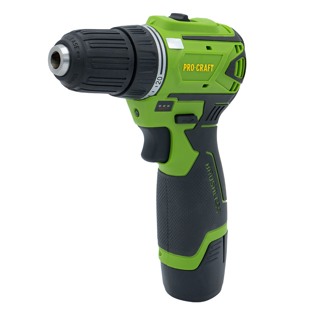 Изображение товара Аккумуляторная дрель-шуруповерт Procraft PA12BL 12 В Li-Ion 2 Ач