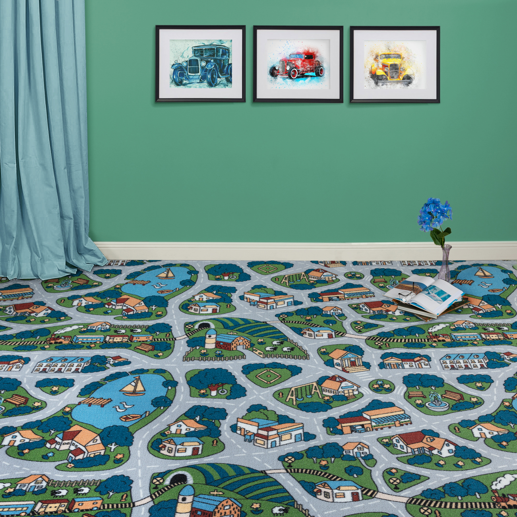 Изображение товара Ковровое покрытие тафтинговый Альбано 95 2.5 м разноцветный