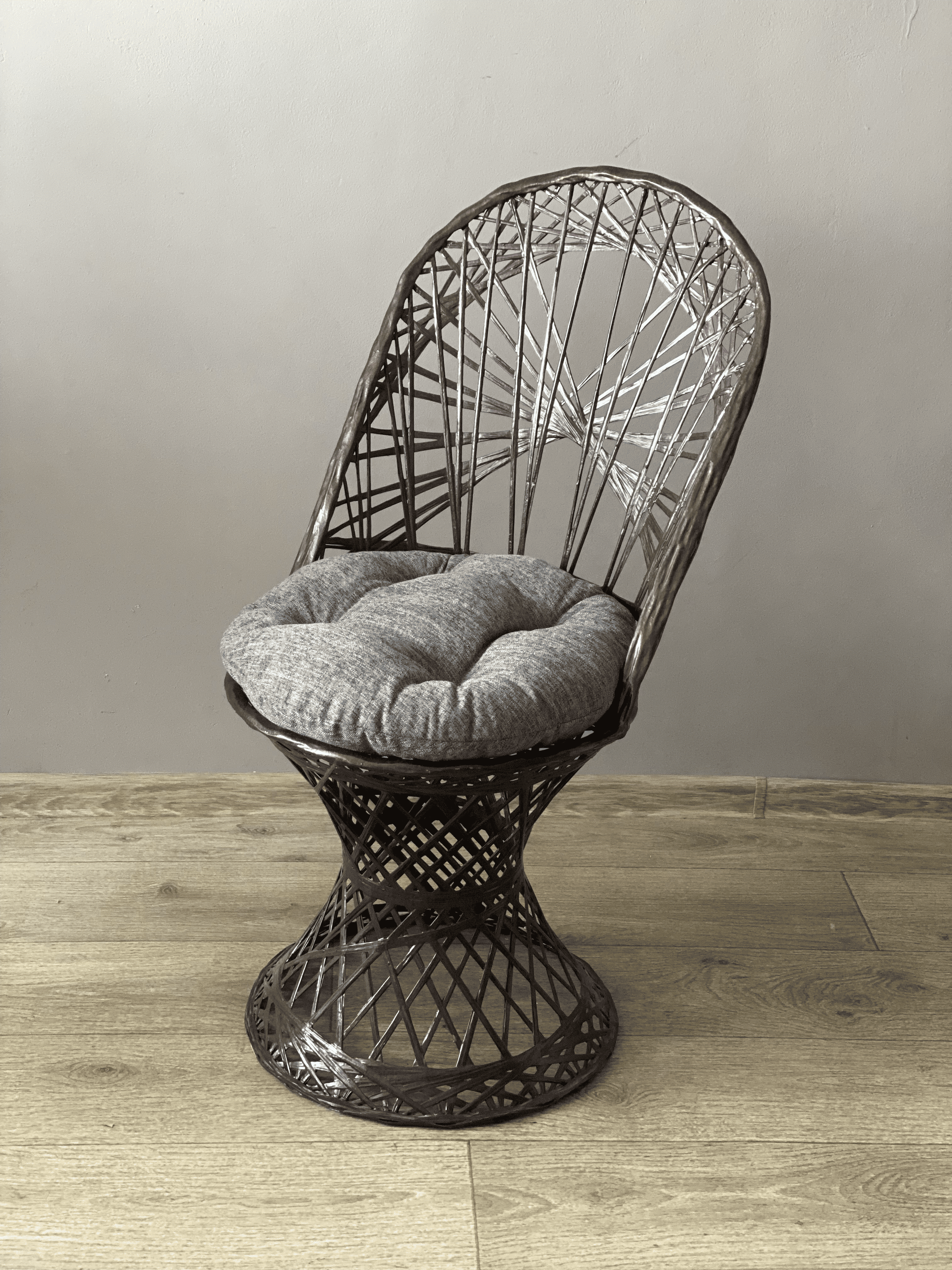 Изображение товара Садовое кресло Ajurio КП_02-7 Provance - коричневое с подушкой