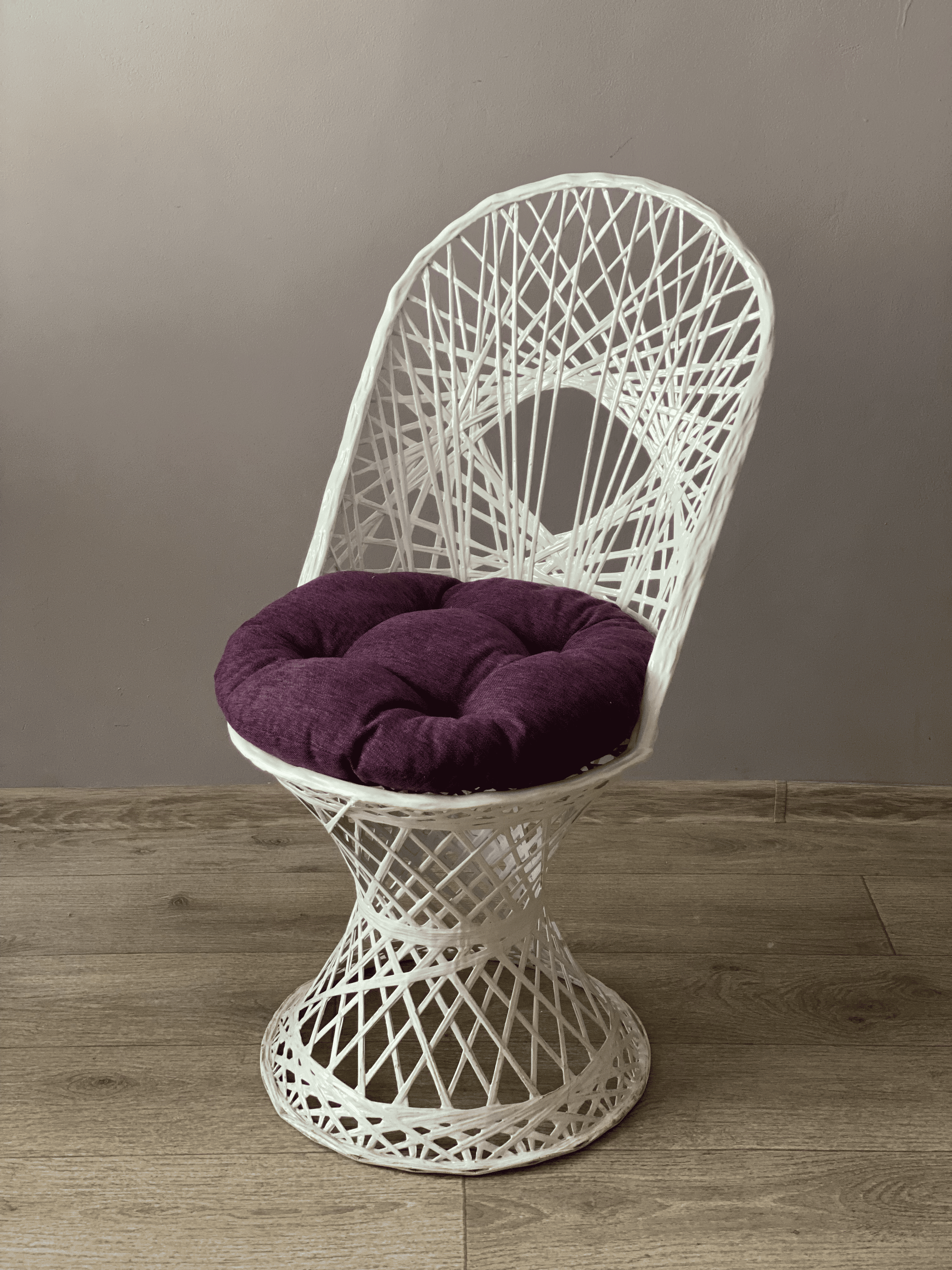 Изображение товара Садовое кресло Ajurio КП_01-6 Provance белое с подушкой