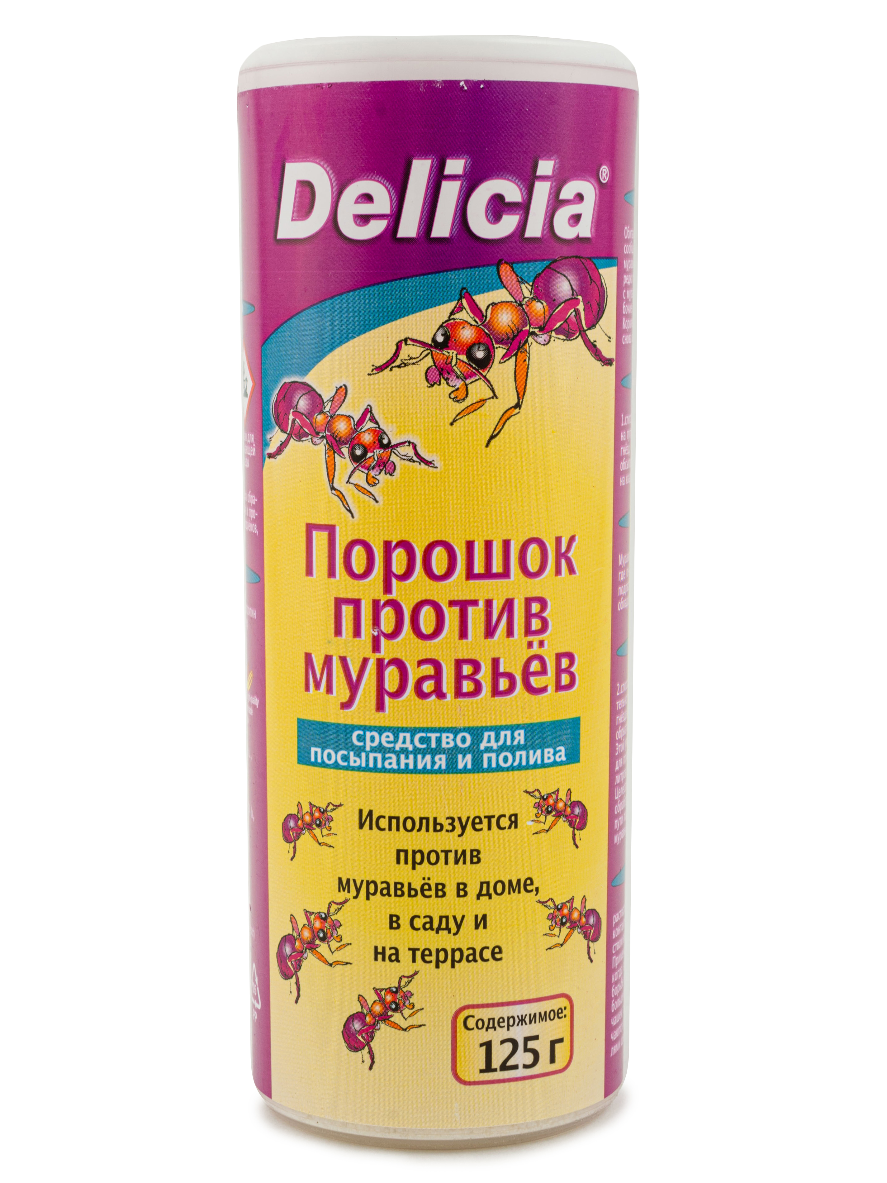 Изображение товара Средство для защиты от муравьев Delicia порошок 125 г Изображение товара Средство для защиты от муравьев Delicia порошок 125 г