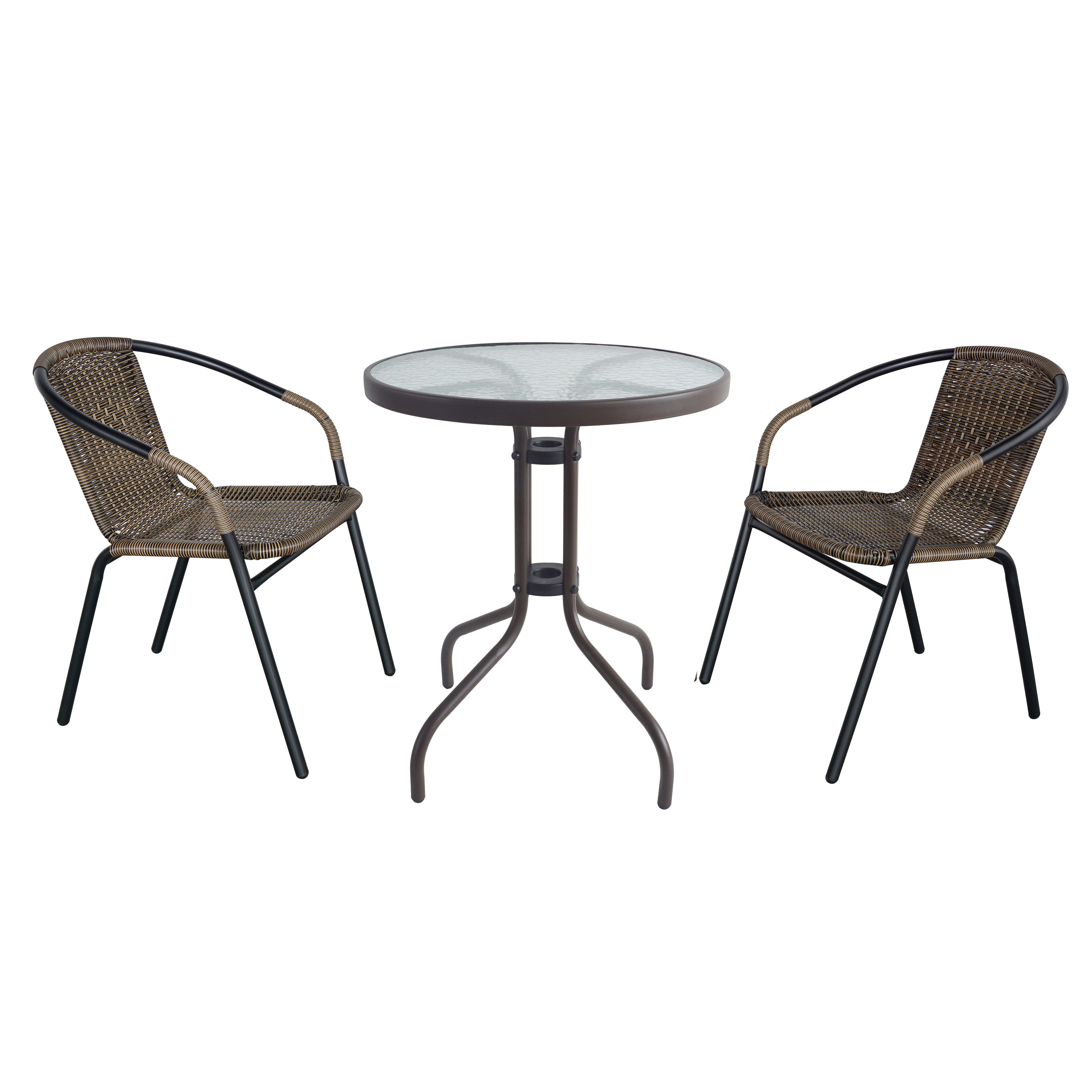 Изображение товара Нераздвижной садовый стол Ami Rio Ami 60 см x 60 см x 70 см металл черный