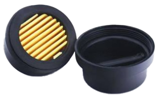 Изображение товара Воздушный фильтр для компрессора Elitech 0704.041100 пластиковый, бумажный элемент