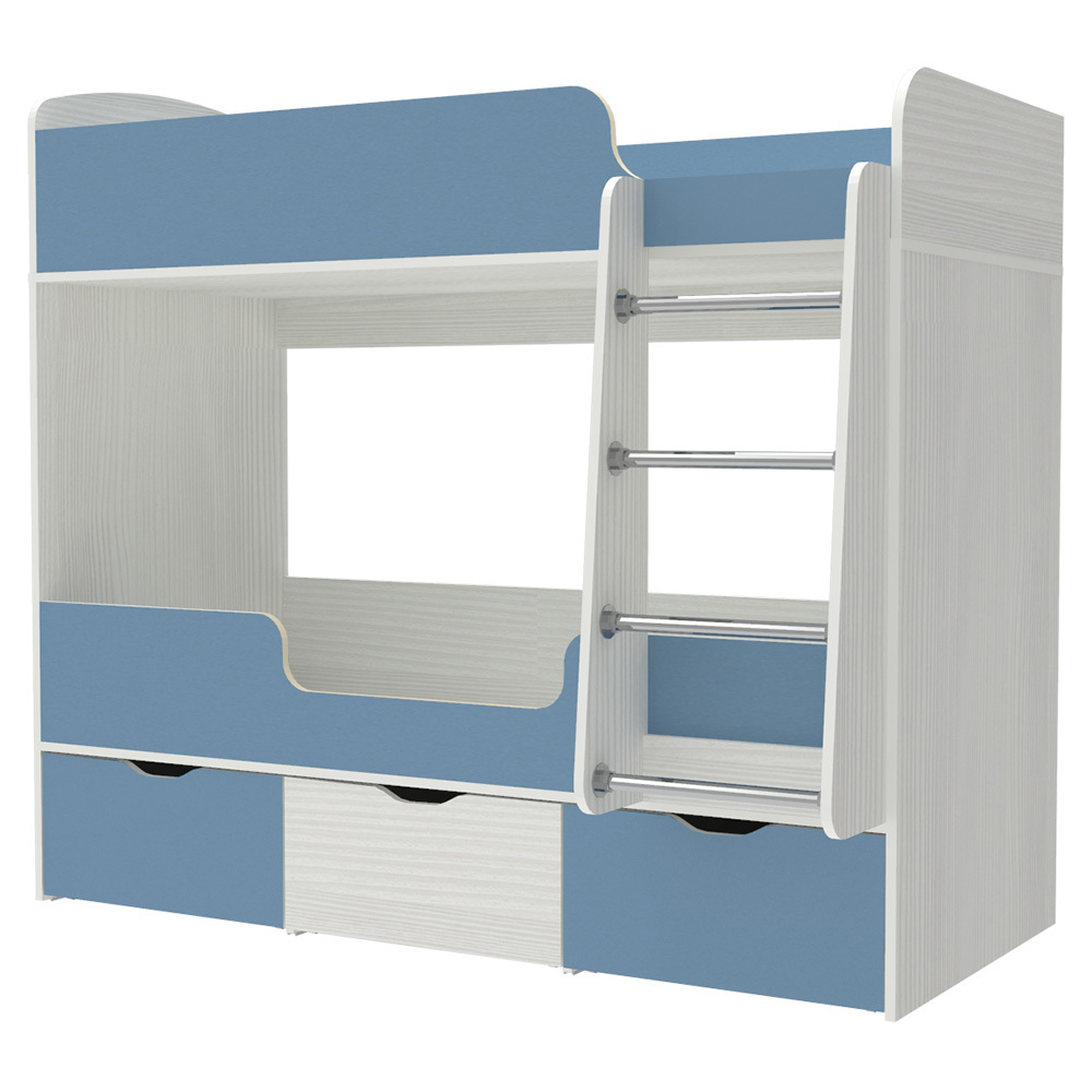 Изображение товара Двухъярусная детская кровать Кариви КИВи 163x145 светлое дерево Россия