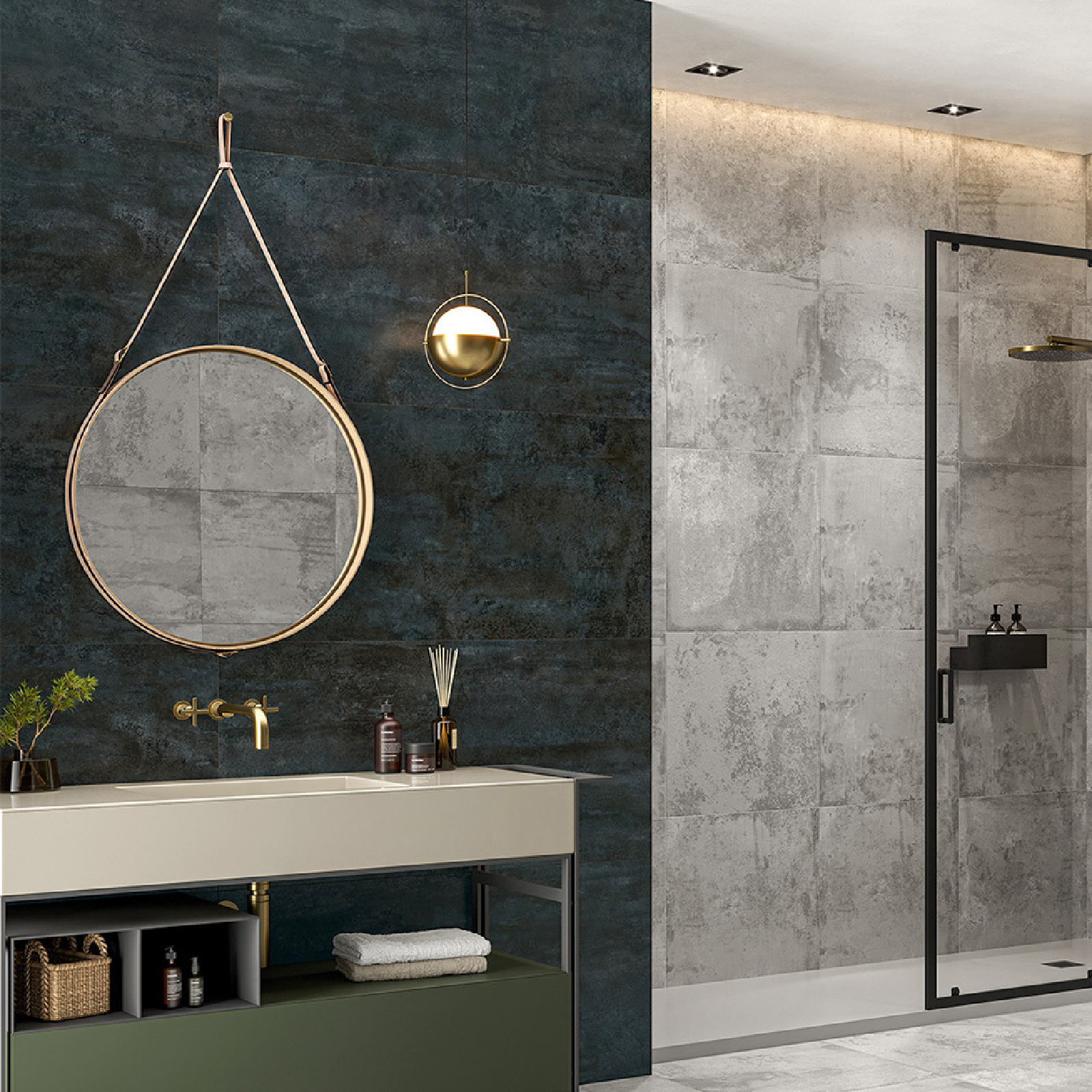 Изображение товара Керамогранит Alma Ceramica Oxide 60x120 см 1.44 м² лаппатированный цвет черный