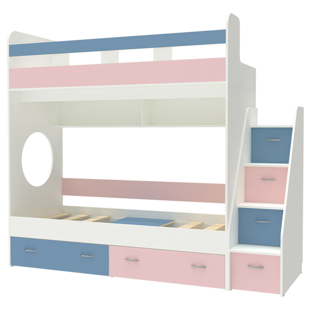 Изображение товара Кровать Кариви КИВи двухъярусная голубого цвета 234x200x84 см