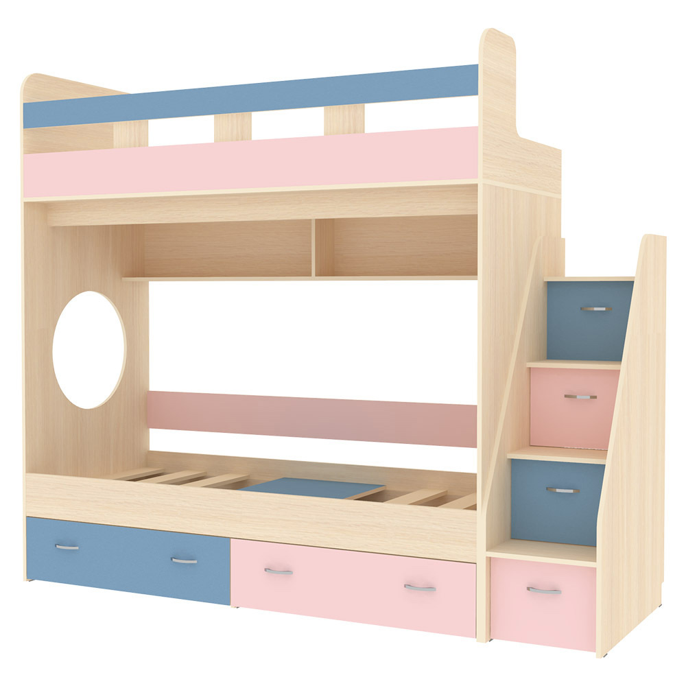 Изображение товара Кровать Кариви КИВи 234x200 см голубая с ящиками