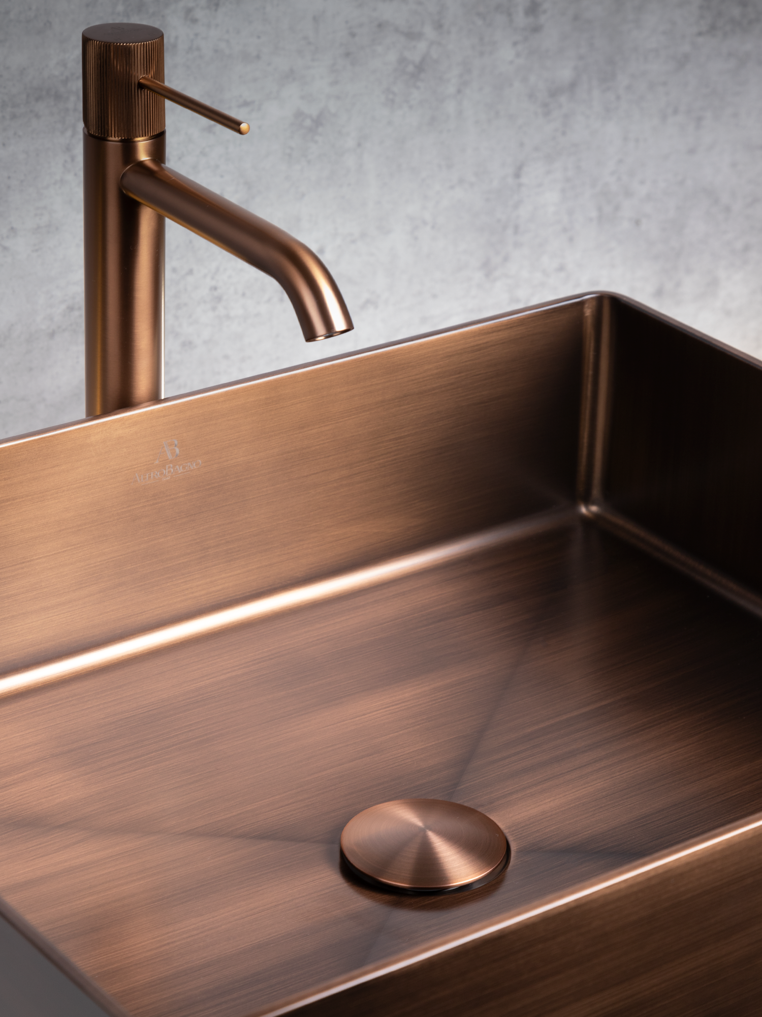 Изображение товара Раковина накладная Altrobagno Accordo 50.2см цвет состаренная бронза