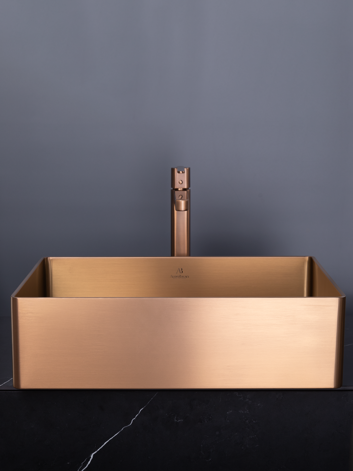 Изображение товара Раковина накладная Altrobagno Accordo 50.2см цвет матовая медь