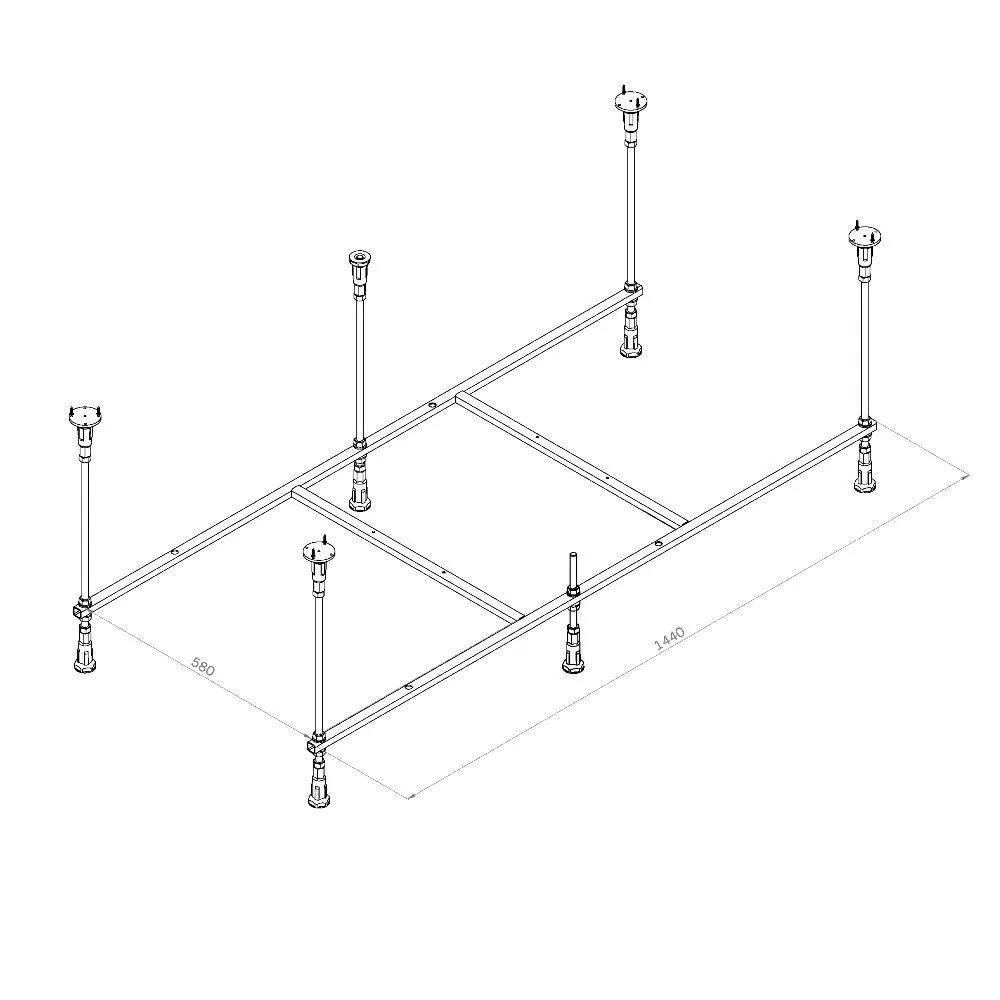 Изображение товара Каркас для ванны Am.pm Func W84A-150-070W-R 150x70 универсальный, цельносварной, с монтажным набором Изображение товара Каркас для ванны Am.pm Func W84A-150-070W-R 150x70 универсальный, цельносварной, с монтажным набором