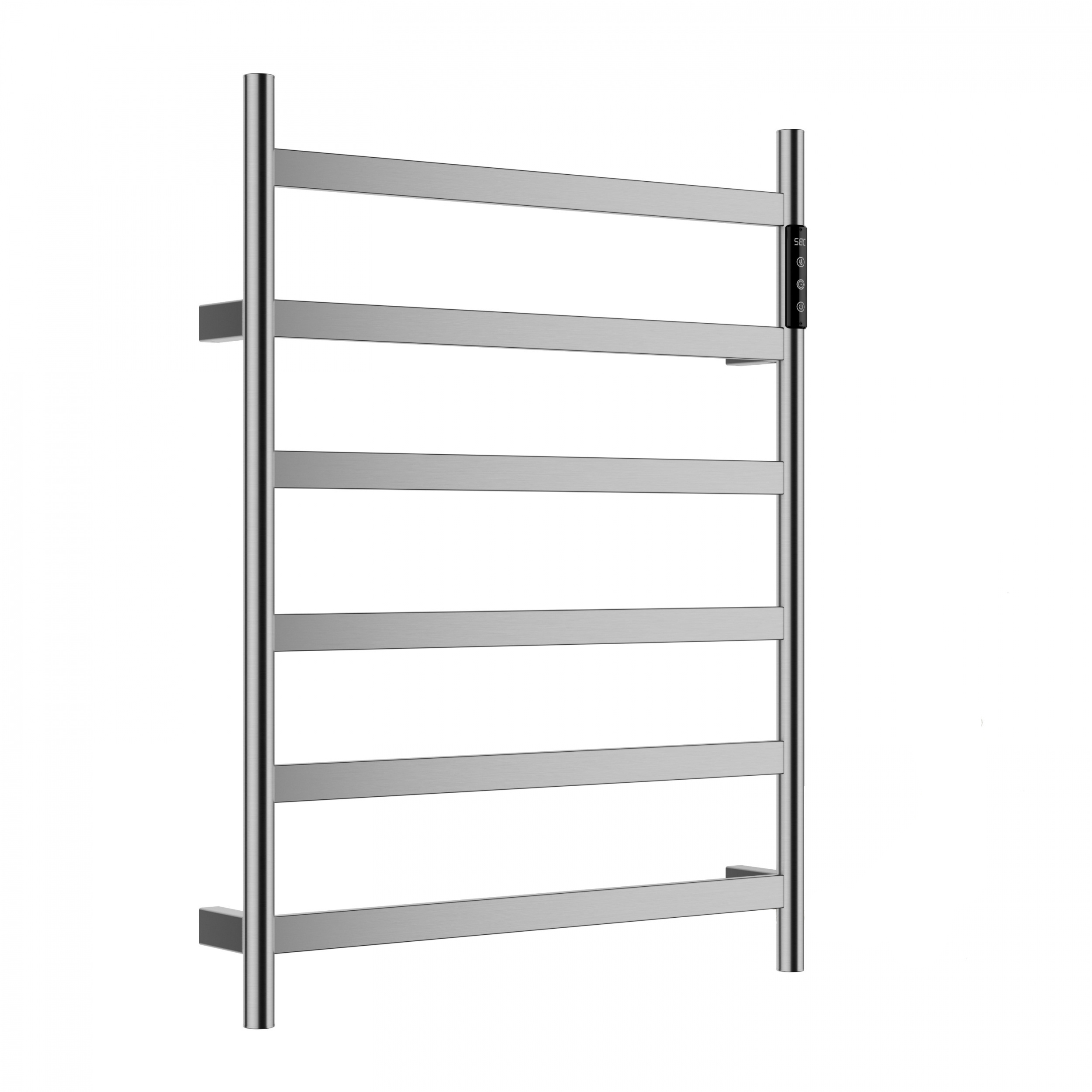 Изображение товара Электрический полотенцесушитель Wonzon & Woghand ESSEN 60 Вт 738 мм никель с терморегулятором