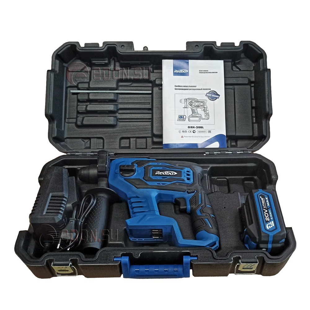 Изображение товара Аккумуляторный перфоратор Redbo ORH-20BL 20 В 2.2 Дж SDS Plus