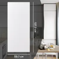 Изображение товара Фасад кухонного шкафа Токио 59.7x137.3 см KONSENSA МДФ цвет белый Изображение товара Фасад кухонного шкафа Токио 59.7x137.3 см KONSENSA МДФ цвет белый
