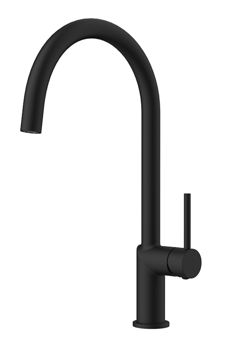 Изображение товара Смеситель для кухни Kaiser поворотный излив 23.4 см цвет черный