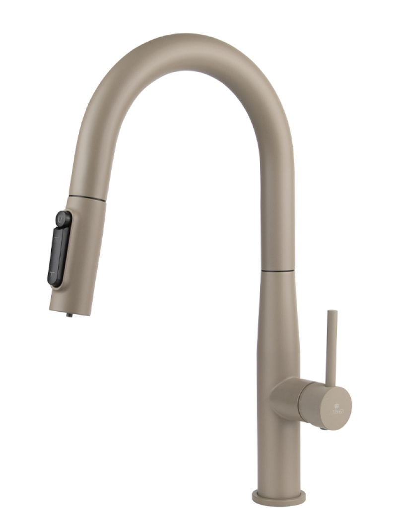 Изображение товара Смеситель для кухни Kaiser поворотный излив 17.4 см цвет бежевый