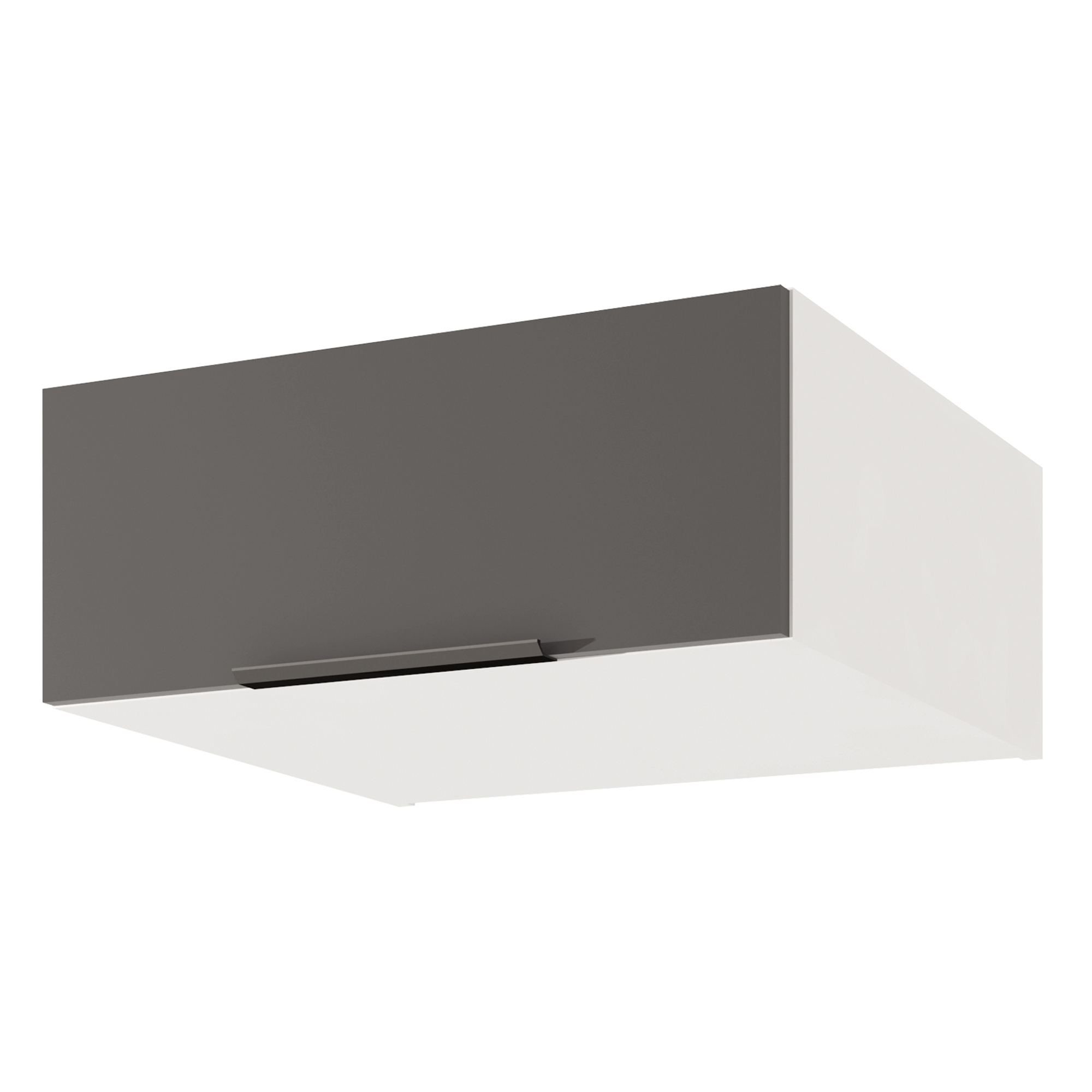 Изображение товара Кухонный модуль навесной антресольный Beneli Color 60x57.6x24 см 1 шт. цвет черный графит/белый Изображение товара Кухонный модуль навесной антресольный Beneli Color 60x57.6x24 см 1 шт. цвет черный графит/белый