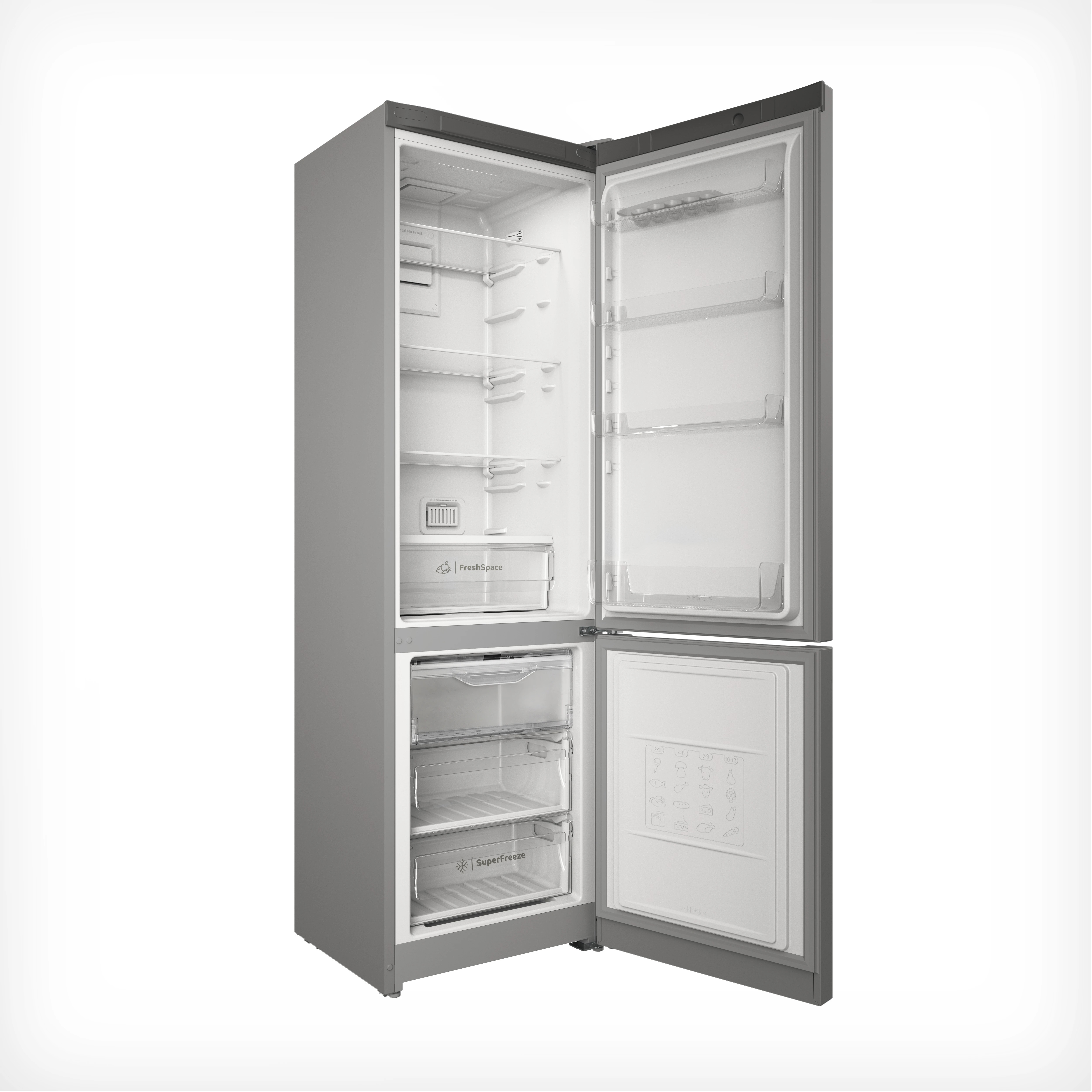 Изображение товара Холодильник Indesit ITS 5200 XB 60x196 см цвет металлизированный