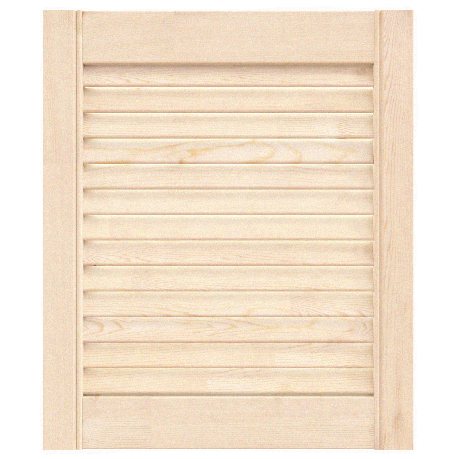Изображение товара Жалюзийная дверь Timber&Style 467x394x20 мм сосна натуральная без покрытия