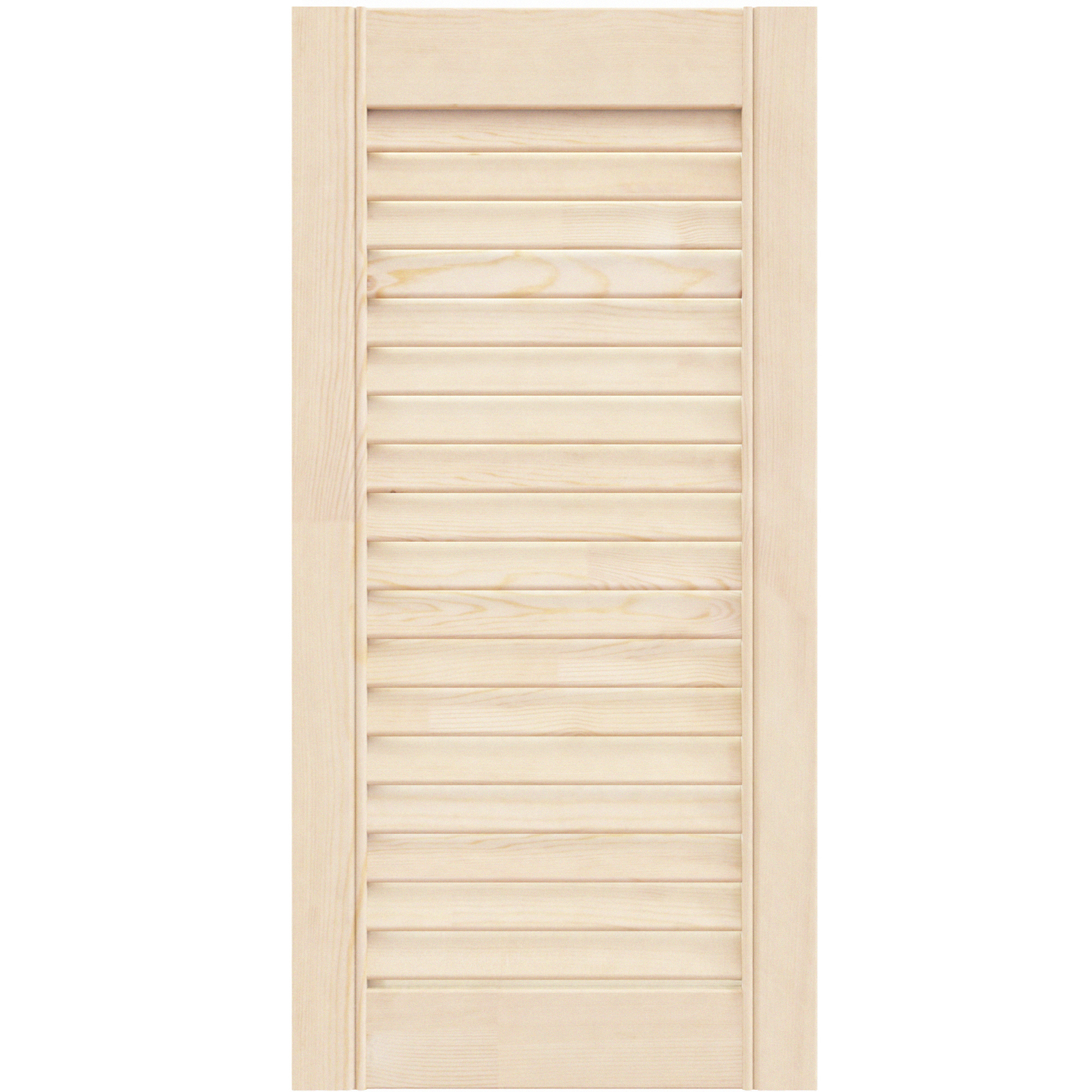 Изображение товара Жалюзийная дверь Timber&Style 467x294x20 мм сосна натуральное дерево