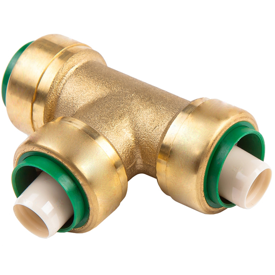 Изображение товара Тройник Arrowhead 25x25x25 мм Push латунь 463133