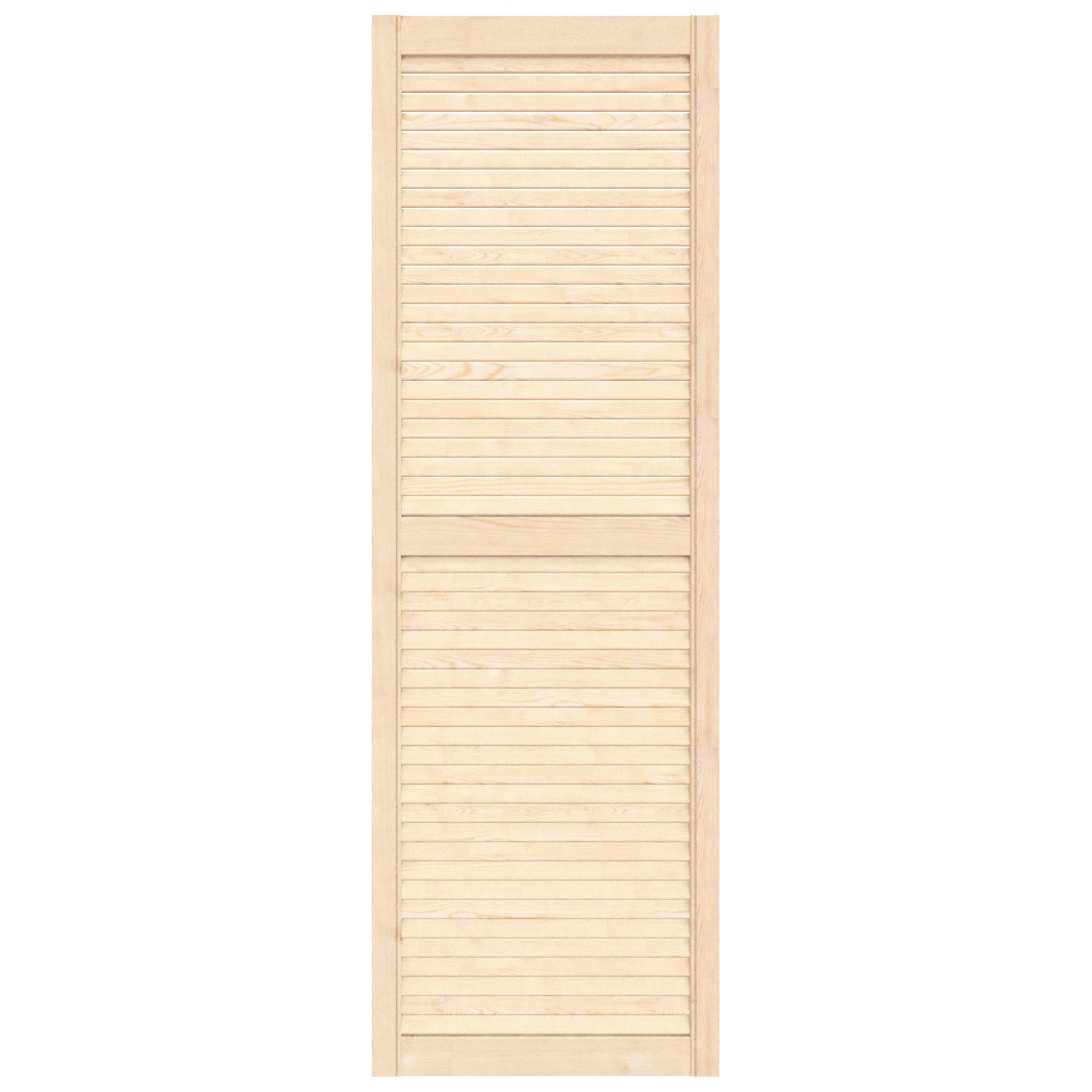 Изображение товара Жалюзийная дверь Timber&Style 1505x444x20 мм сосна натуральное дерево