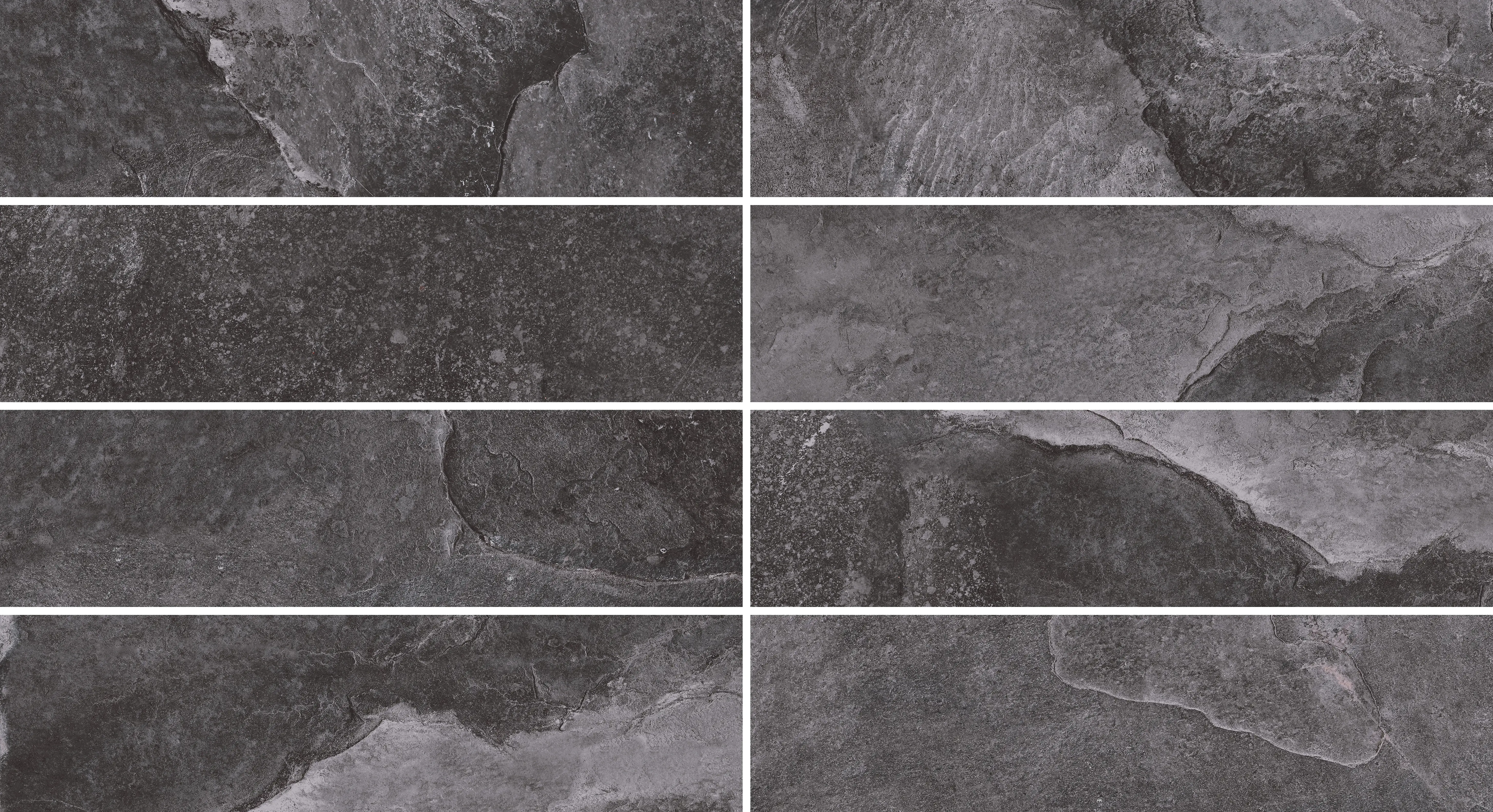 Плитка клинкерная Керамин Касл Рок 5 24.5x6.5 см 0.54 м² цвет графит