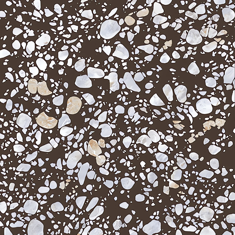 Изображение товара Керамогранит Sal sapiente Terrazzo TRP 6631 60x60 см черный с белым рисунком