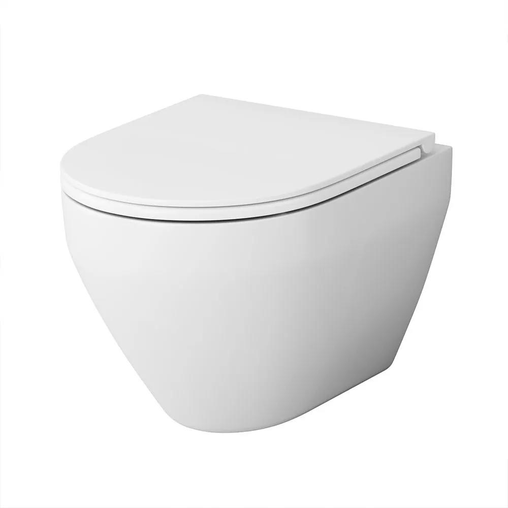 Изображение товара Подвесной унитаз AM.PM Spirit V2.0 безободковый с сиденьем микролифт Гарантия 25 лет