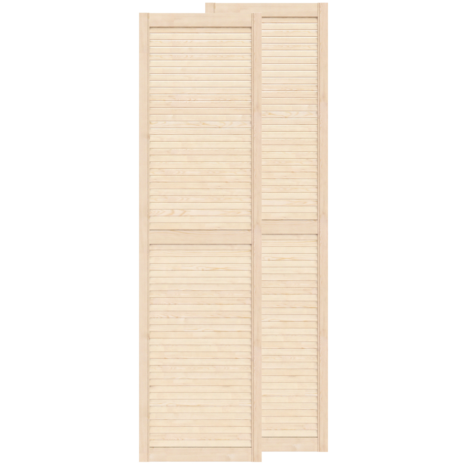Изображение товара Жалюзийная дверь Timber&Style 1805x494x20 мм сосна комплект 2 шт