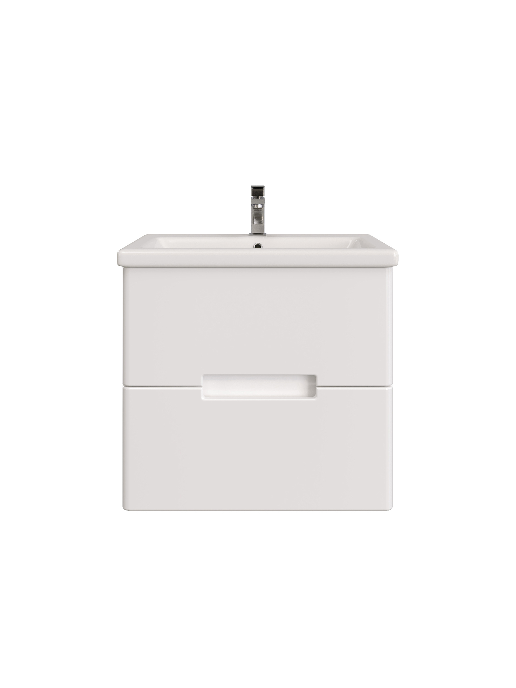 Изображение товара Тумба под раковину Sanstar Ориана 285.1-1.4.1.ККОМ с раковиной 60 см белая Россия