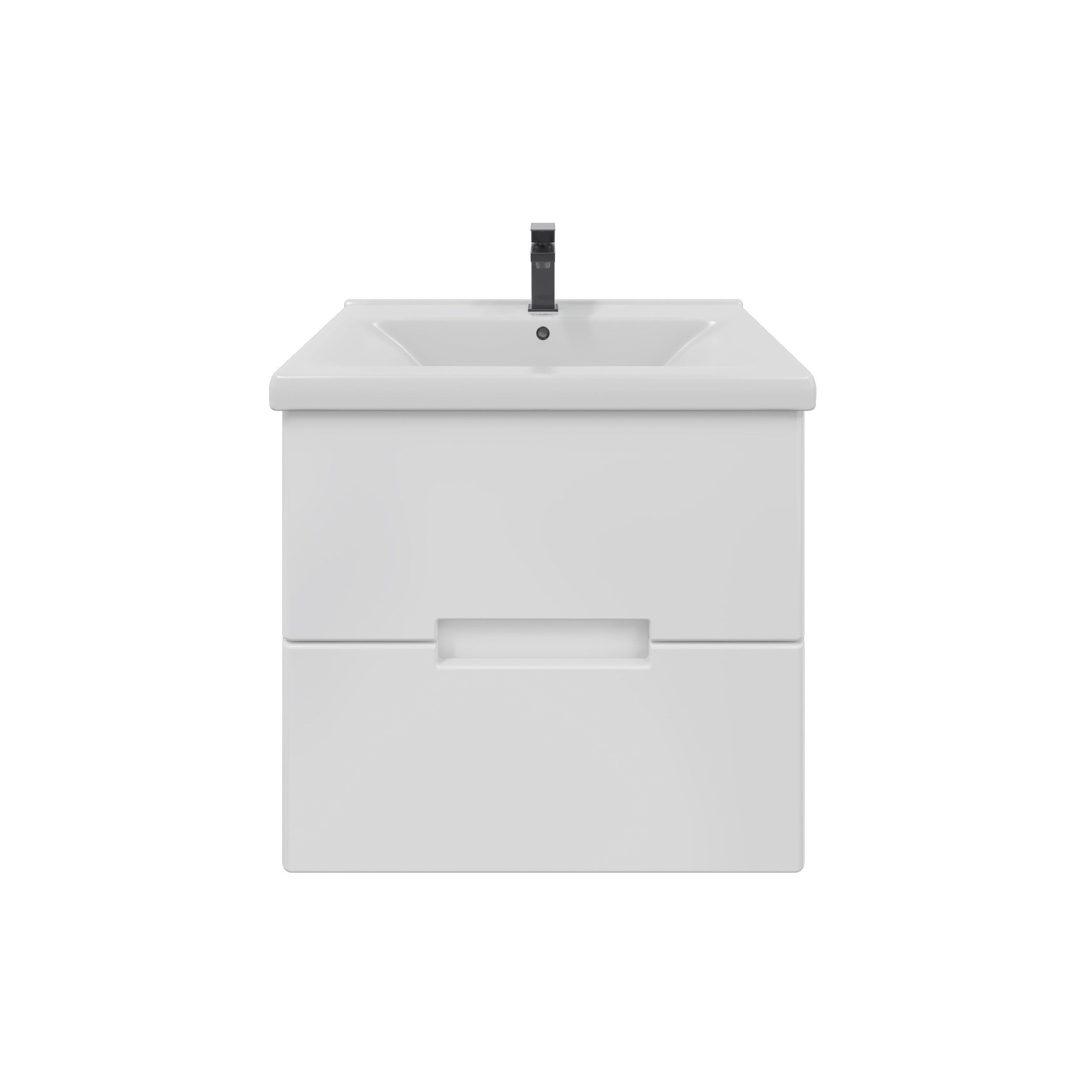 Изображение товара Тумба под раковину настенная SanStar Ориана 60 с раковиной керамика миранда 60