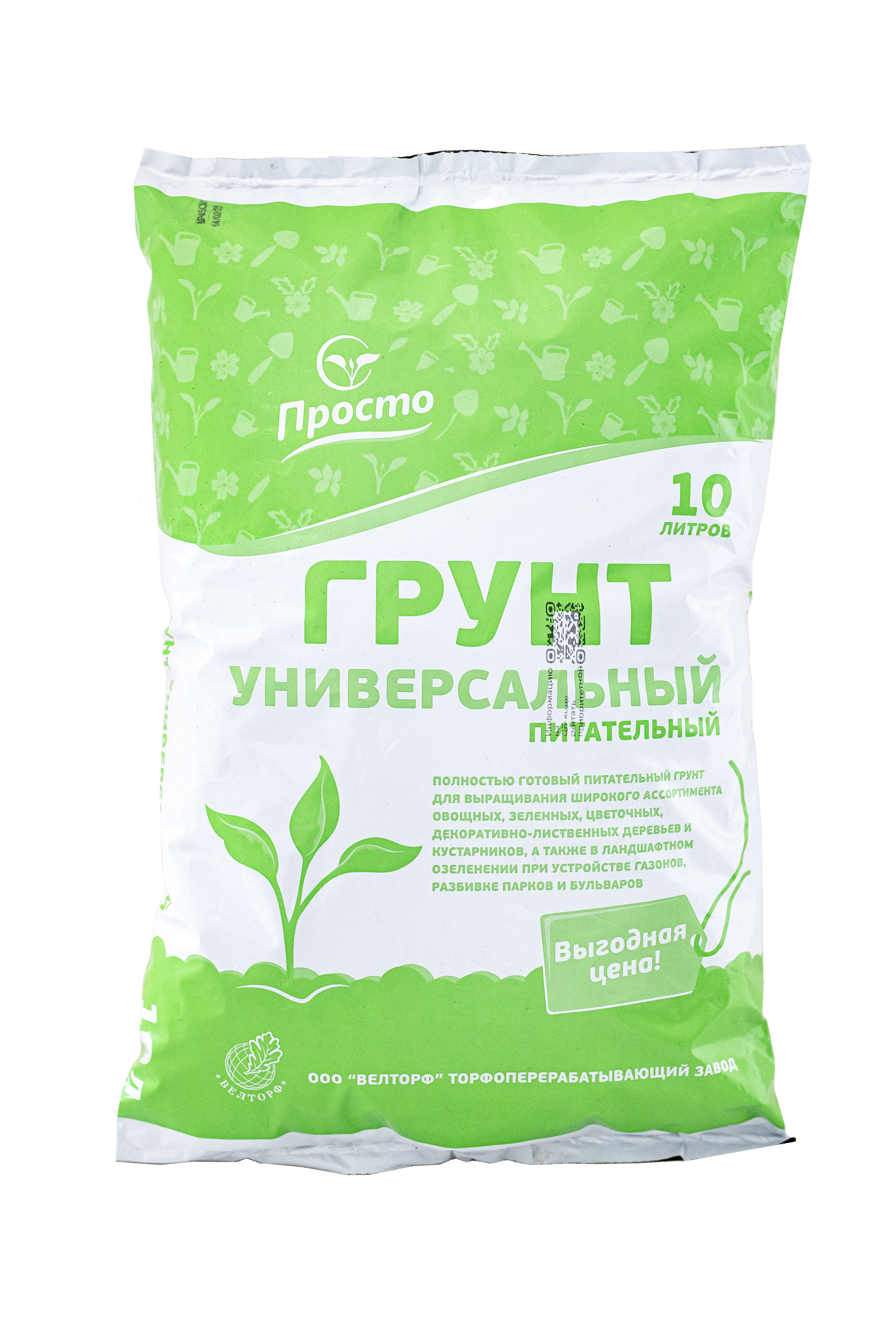 Изображение товара Грунт универсальный «Просто» 10 л