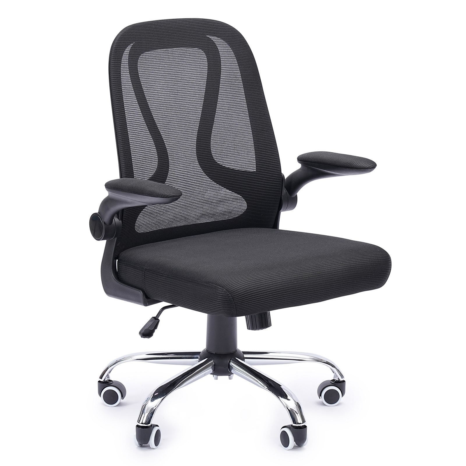 Изображение товара Офисное кресло Chairman СН 650 64x107x64 см ткань цвет черный