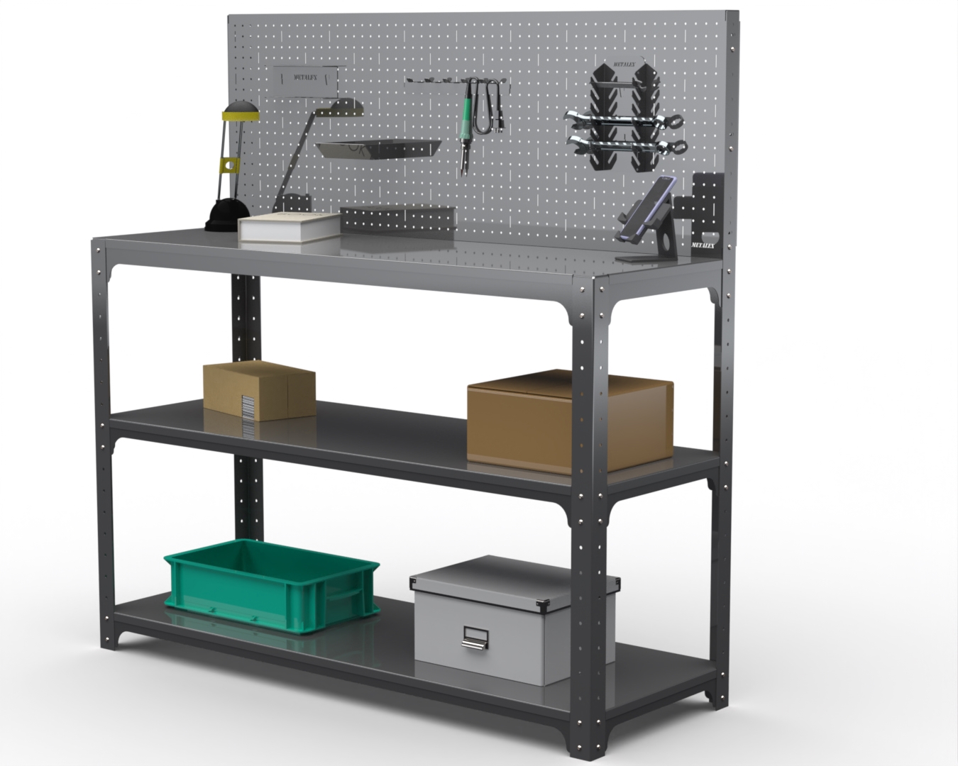 Изображение товара Стол-верстак Metalex KIT 205100 950х1700х400 мм