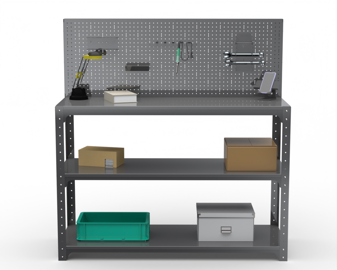 Изображение товара Стол-верстак Metalex 205116 950х1500х600 мм нагрузка 260 кг Россия