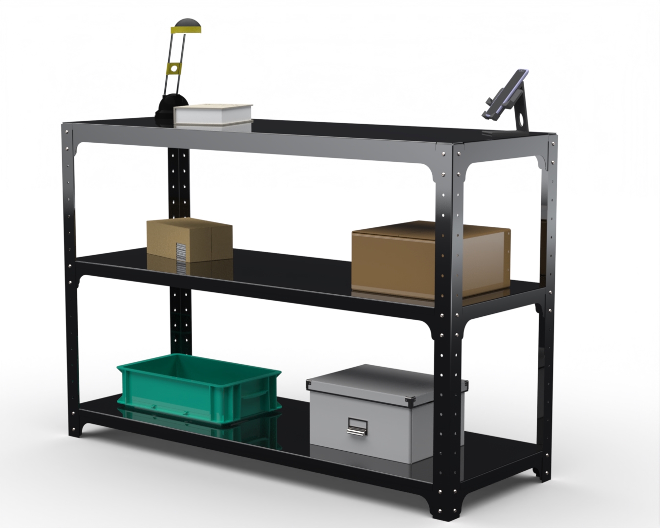 Изображение товара Стол-верстак Metalex 205436 950x1400x500 мм, максимальная нагрузка 260 кг